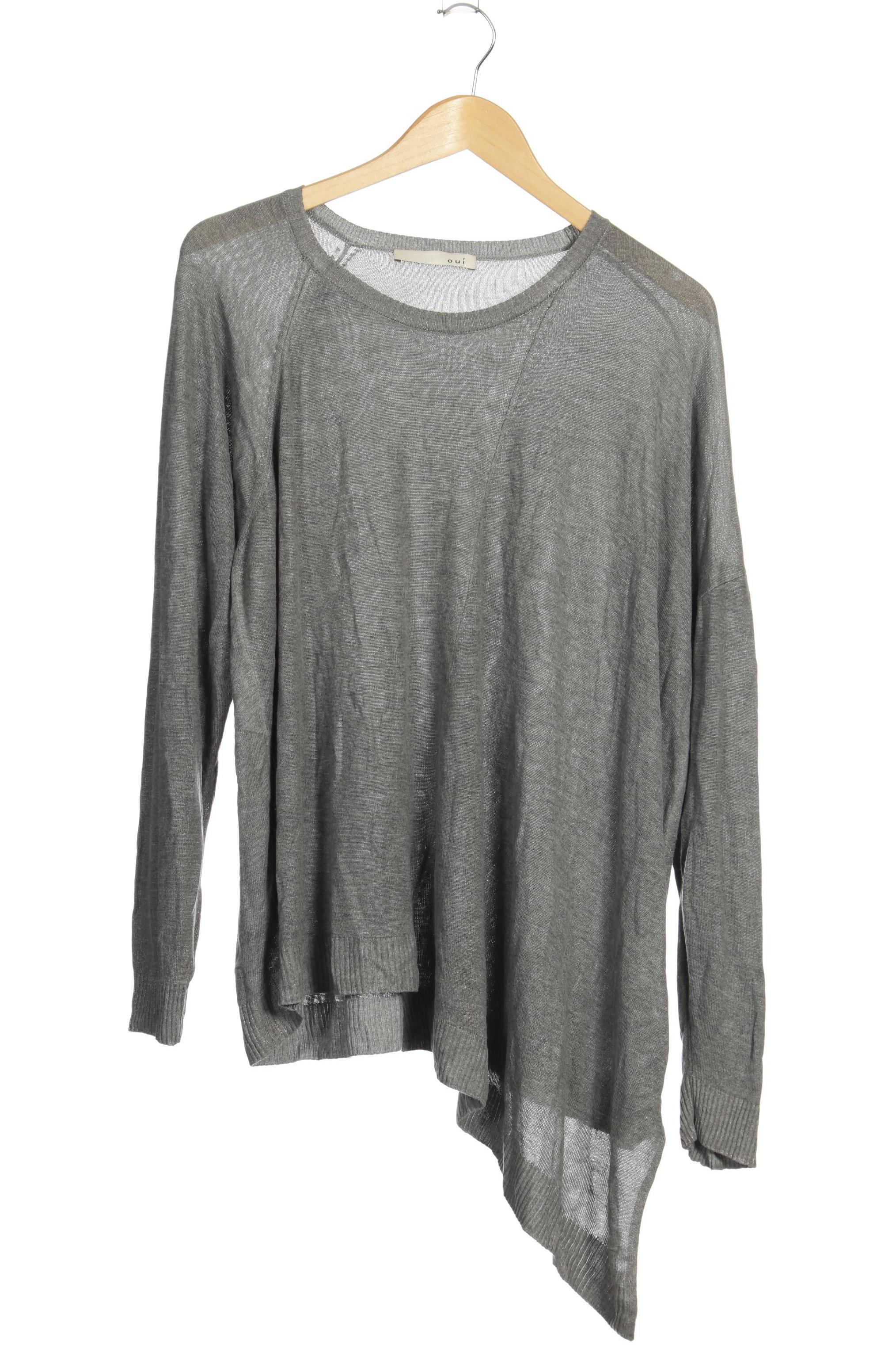 

Oui Damen Pullover, grau, Gr. 44