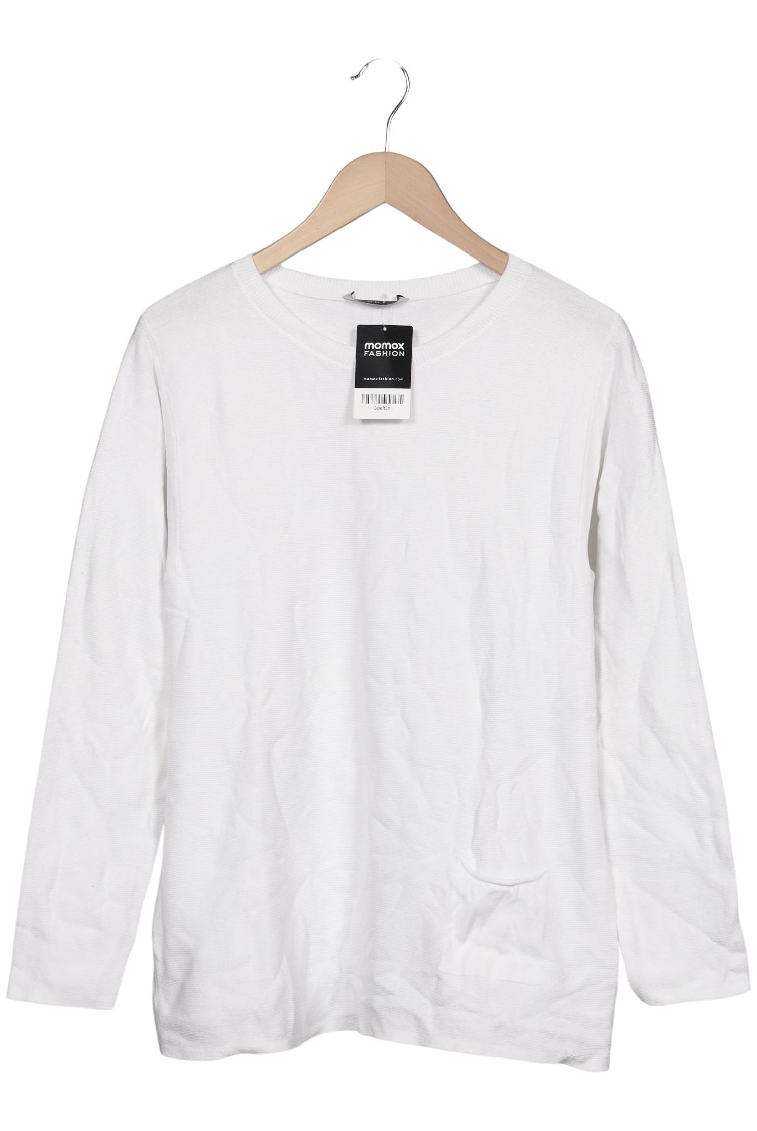 

Oui Damen Pullover, weiß, Gr. 42