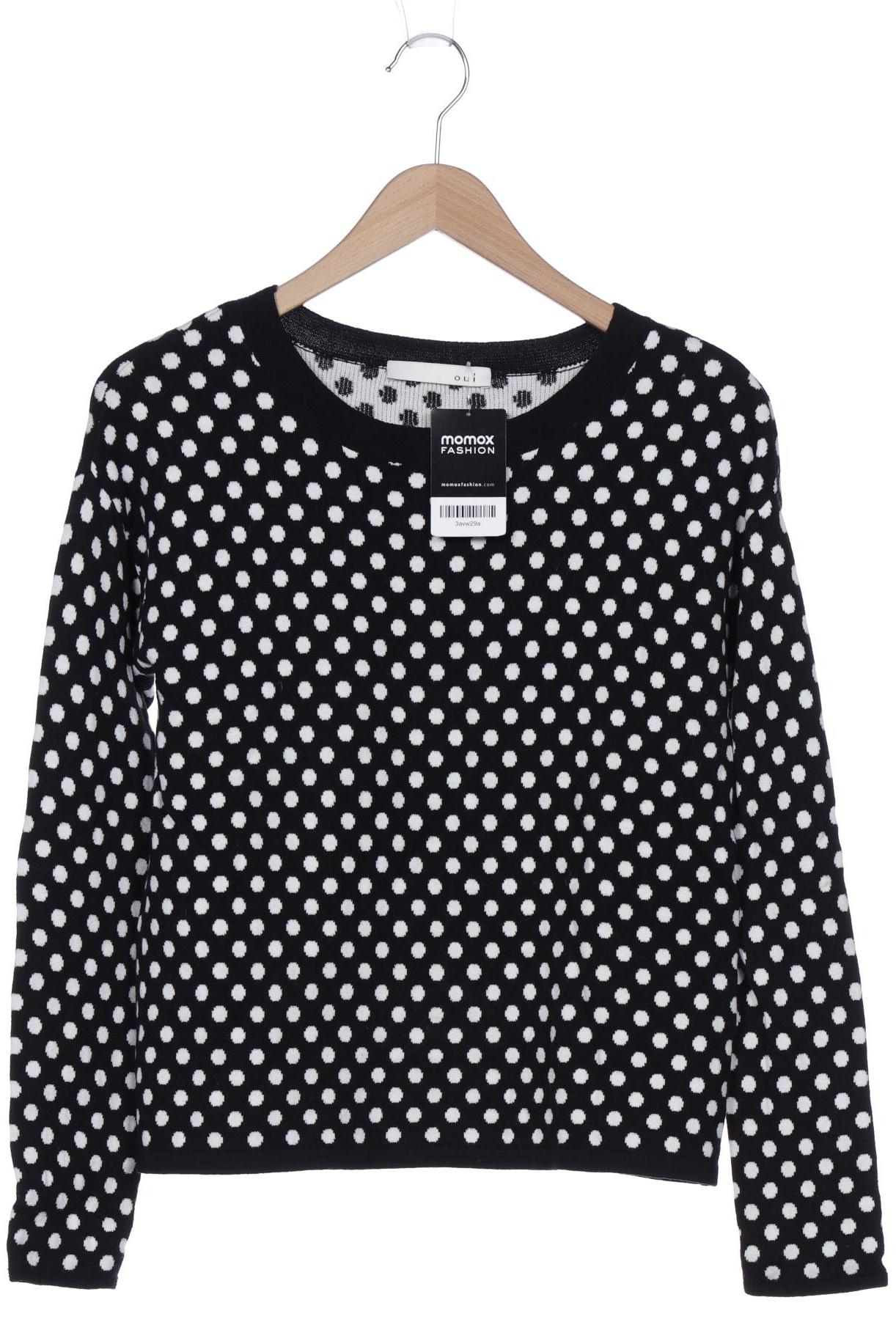 

Oui Damen Pullover, schwarz