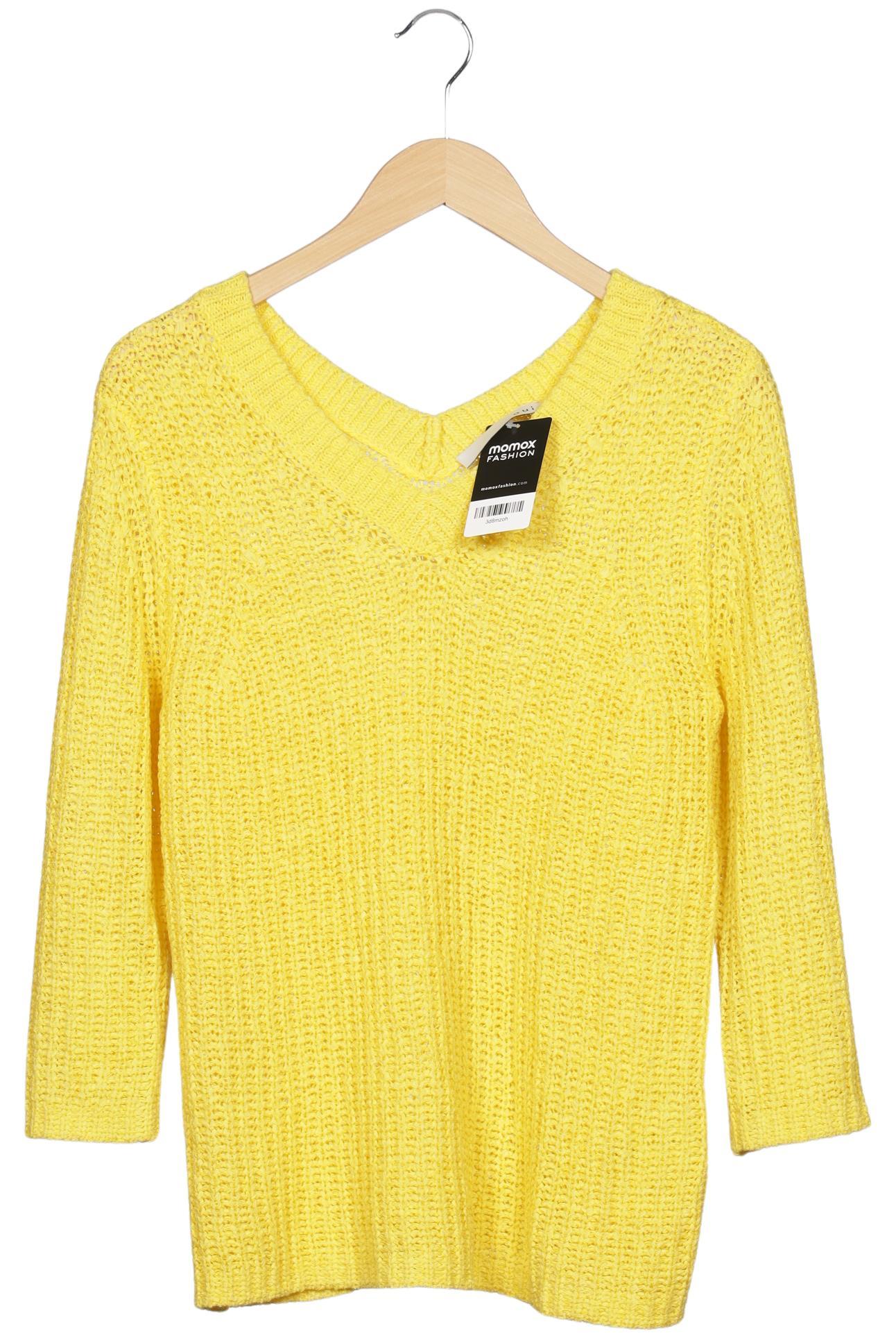 

Oui Damen Pullover, gelb, Gr. 34