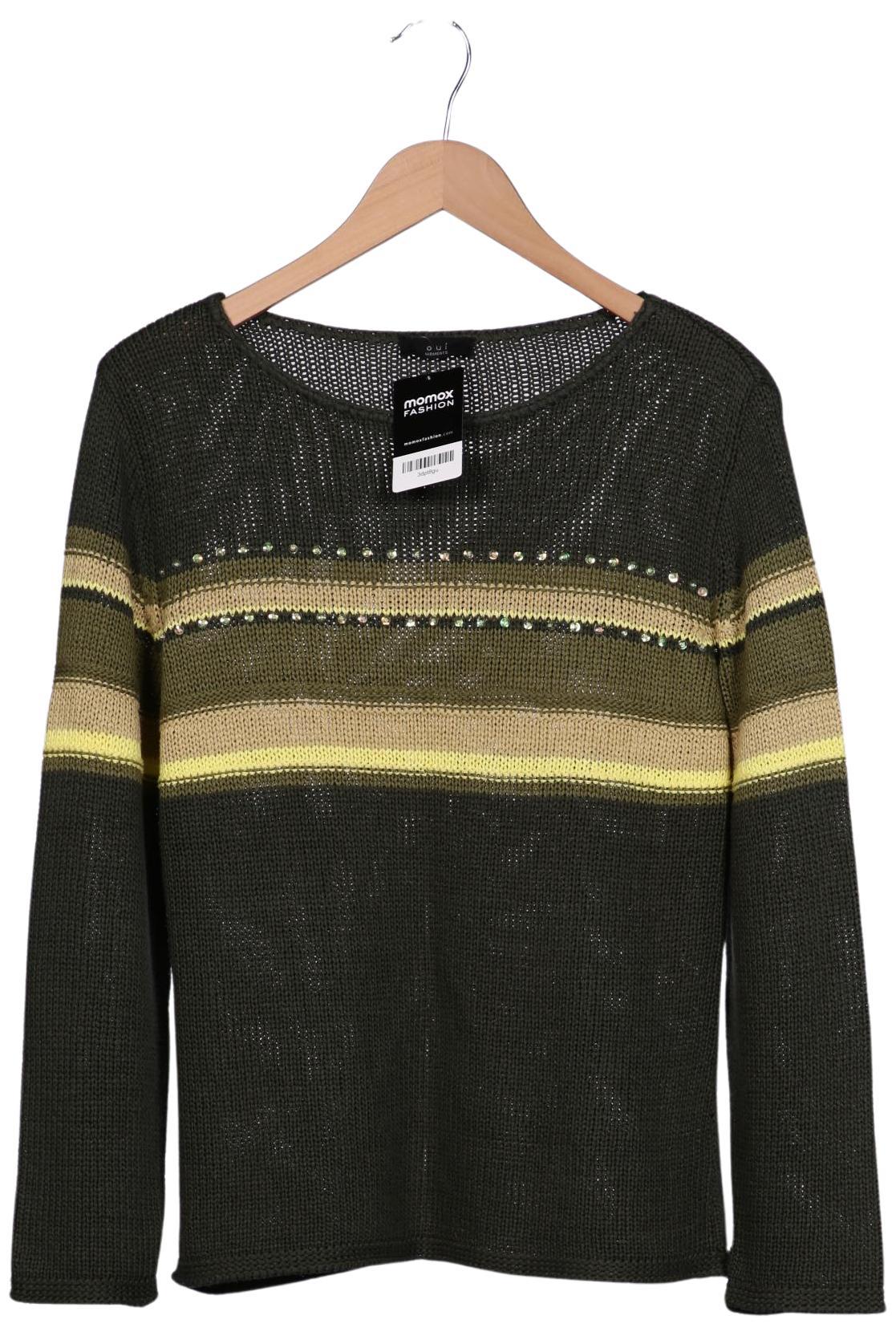

Oui Damen Pullover, grün, Gr. 38