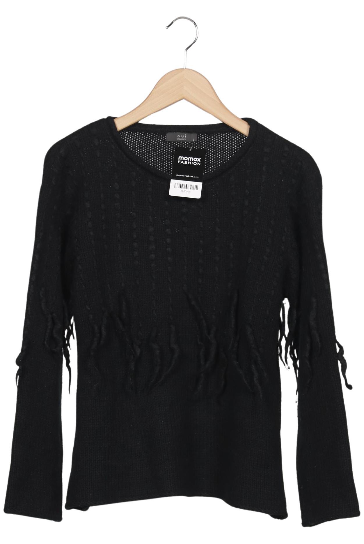 

Oui Damen Pullover, schwarz, Gr. 42