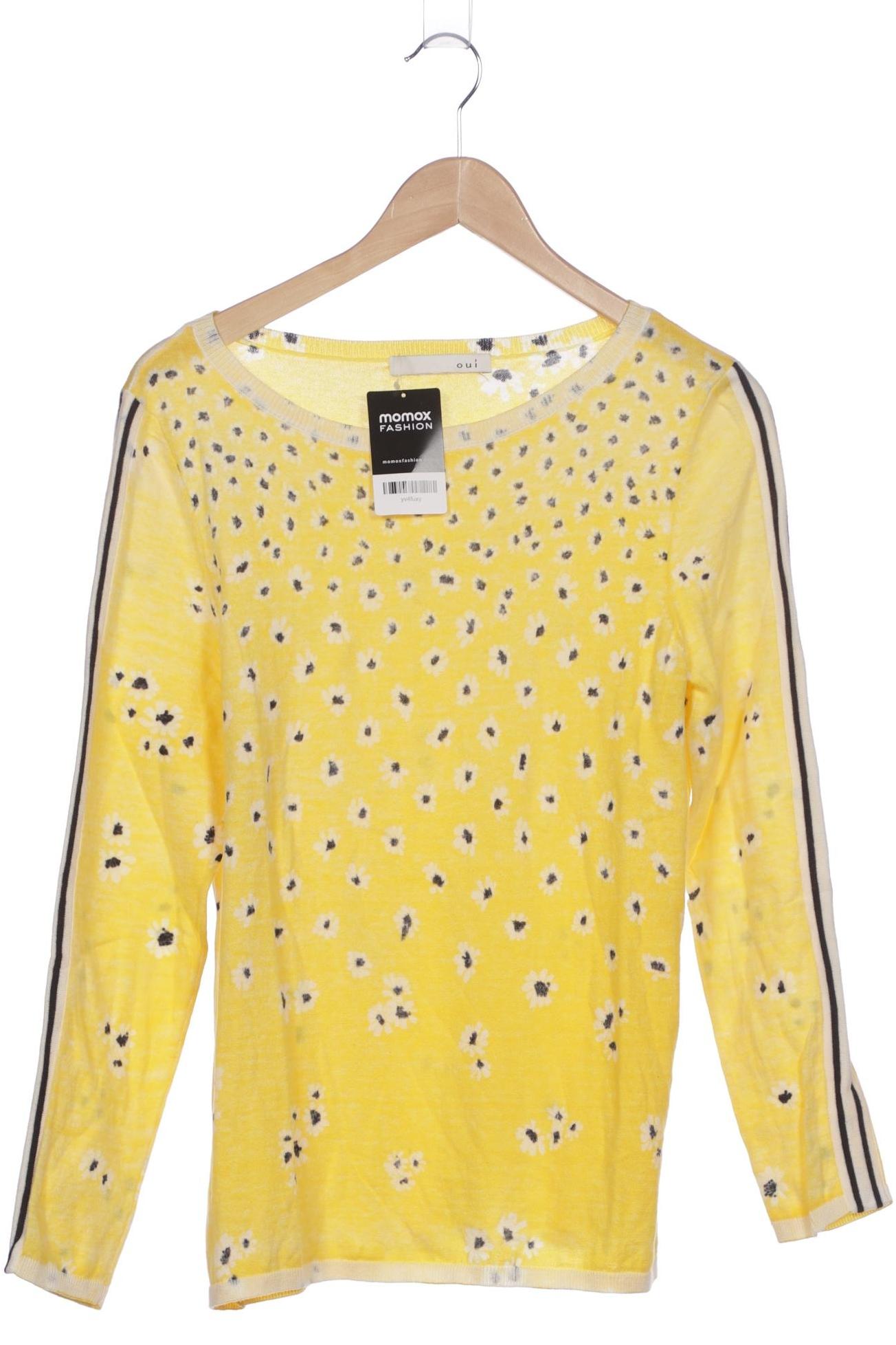 

Oui Damen Pullover, gelb, Gr. 38