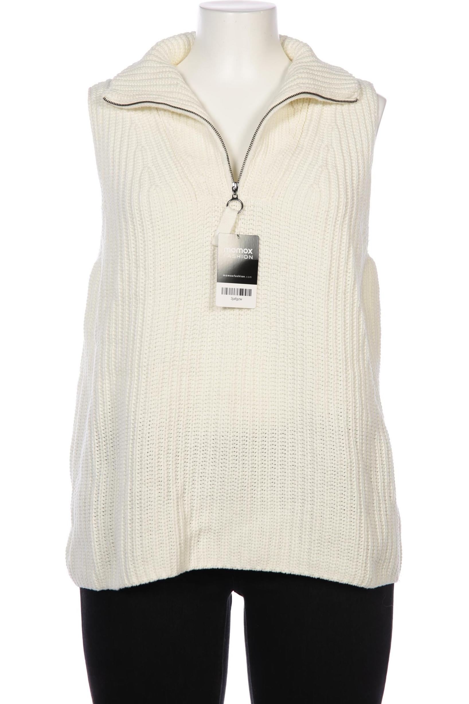 

Oui Damen Pullover, weiß, Gr. 42
