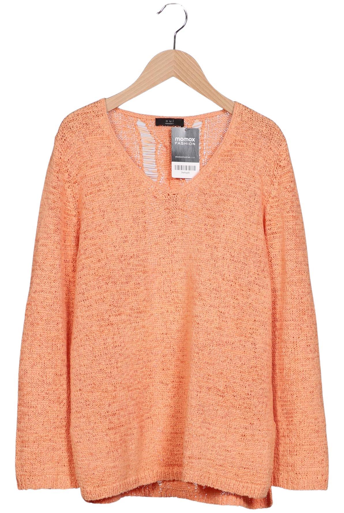 

Oui Damen Pullover, orange, Gr. 38