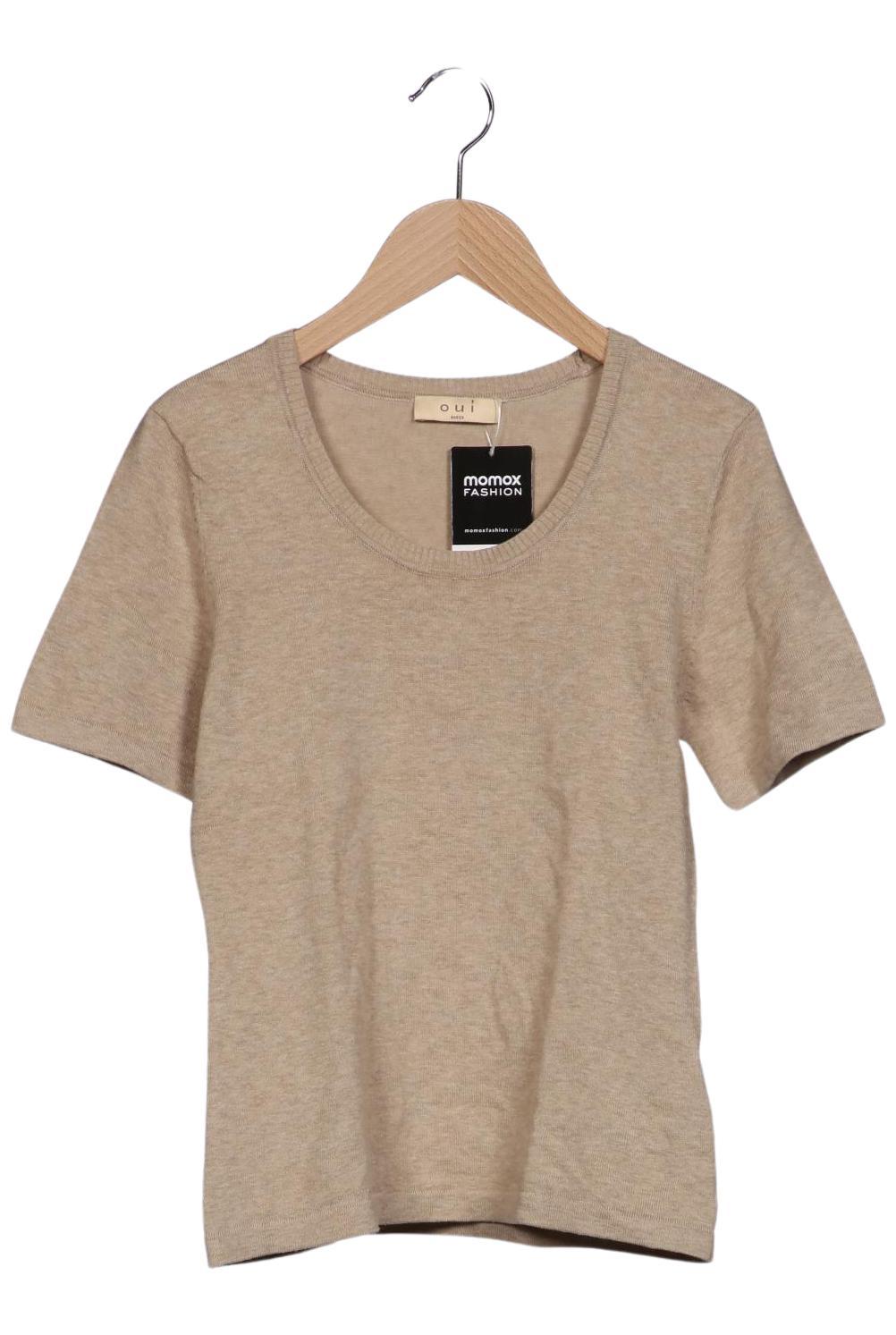 

Oui Damen Pullover, beige, Gr. 36