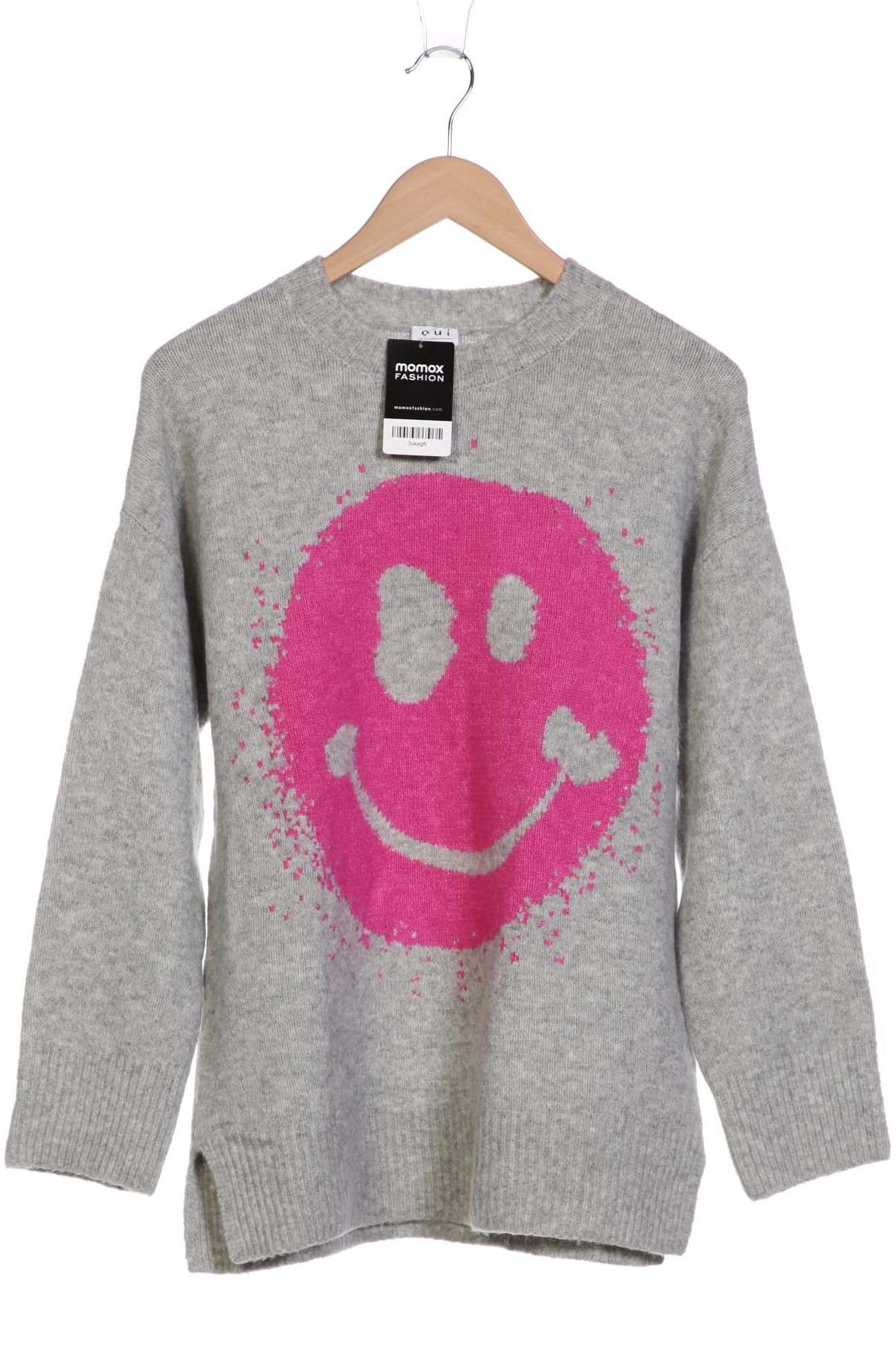 

Oui Damen Pullover, grau, Gr. 36