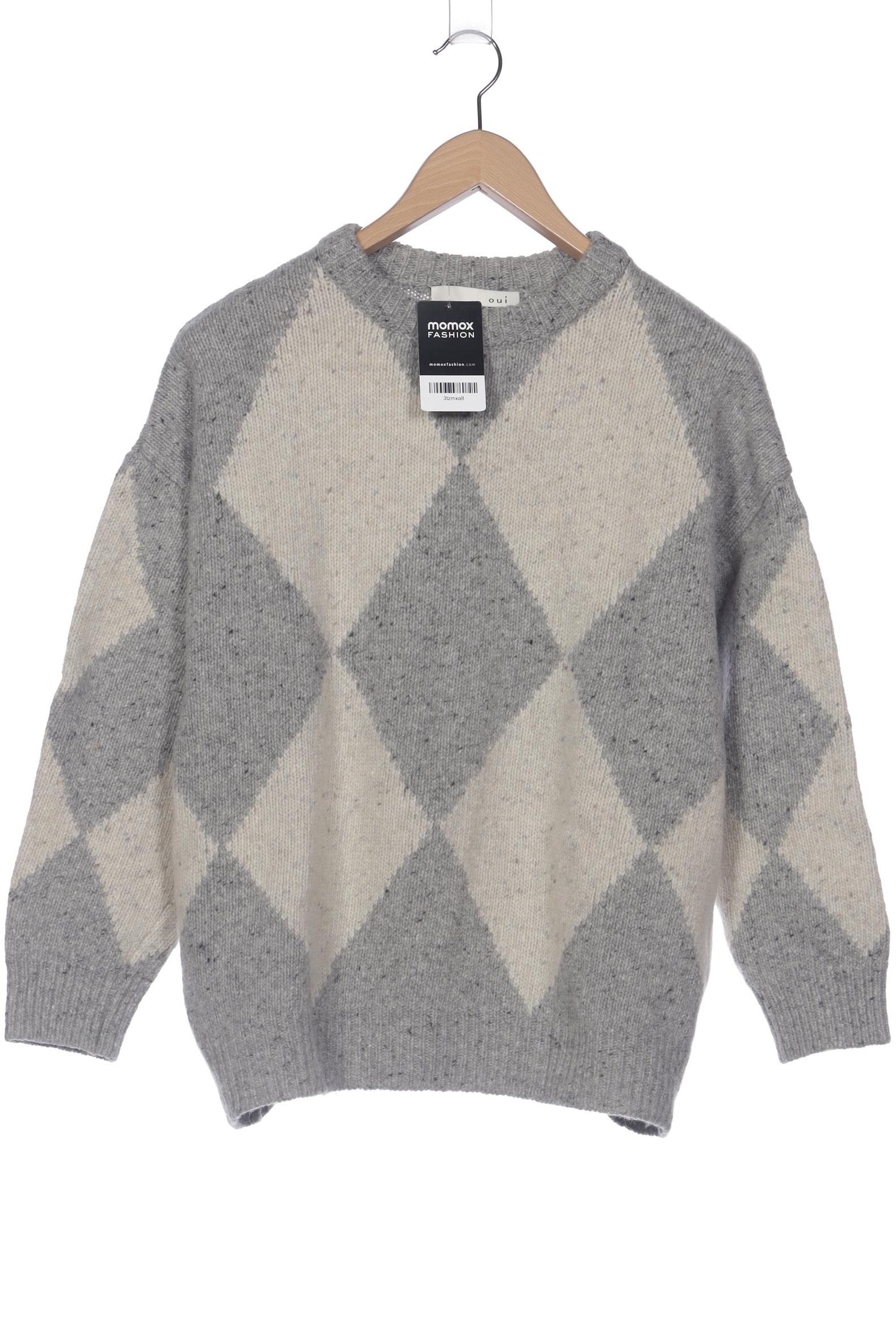 

Oui Damen Pullover, grau, Gr. 40