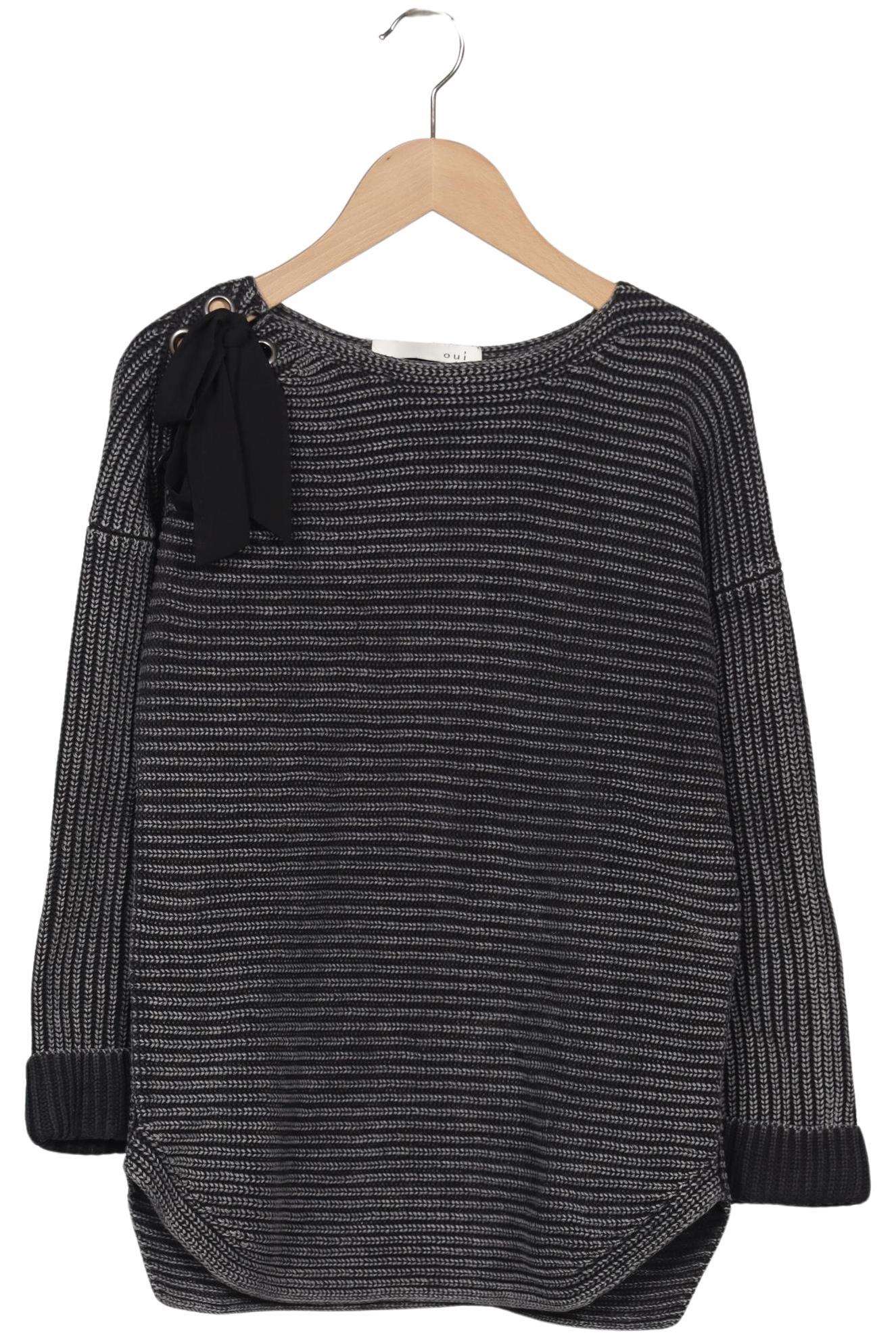 

Oui Damen Pullover, grau, Gr. 36