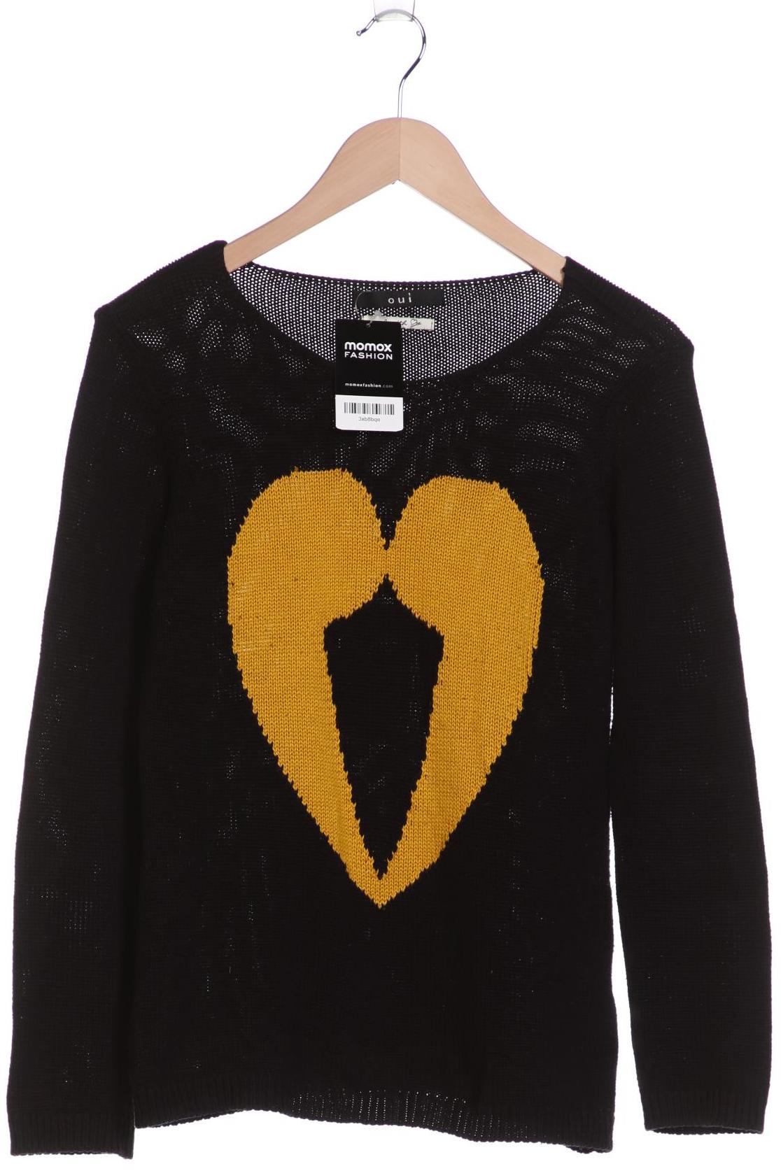 

Oui Damen Pullover, schwarz, Gr. 38