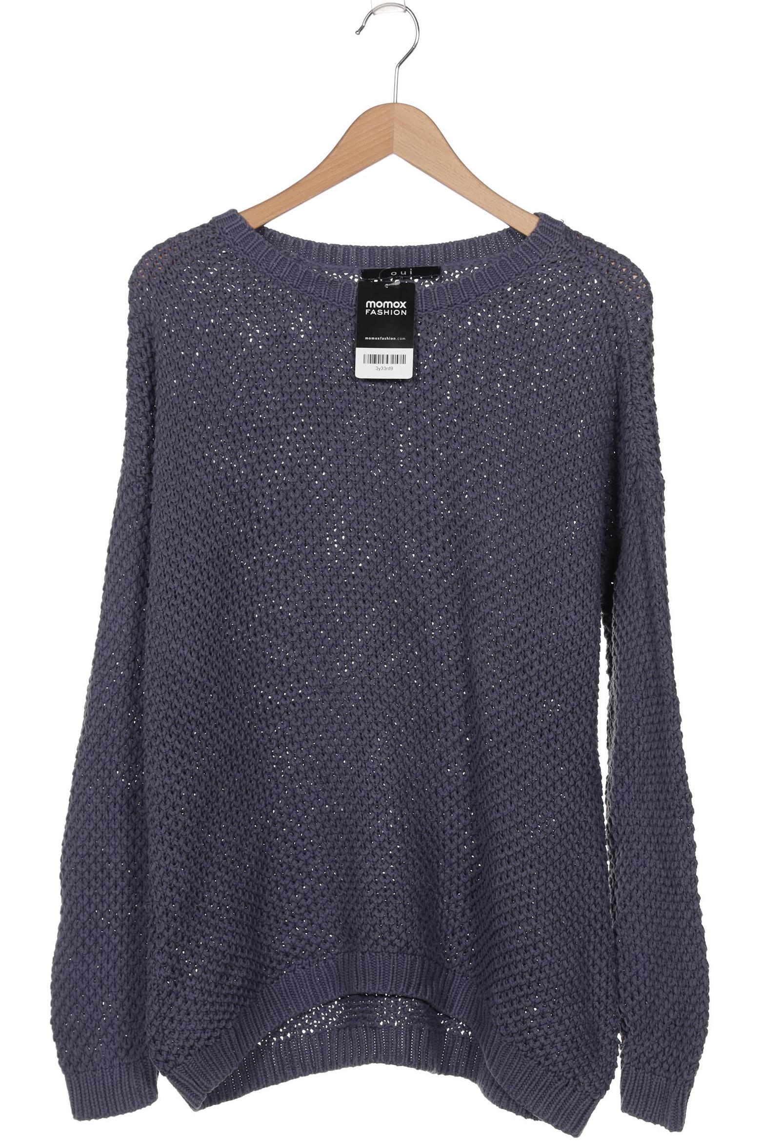 

Oui Damen Pullover, blau, Gr. 42