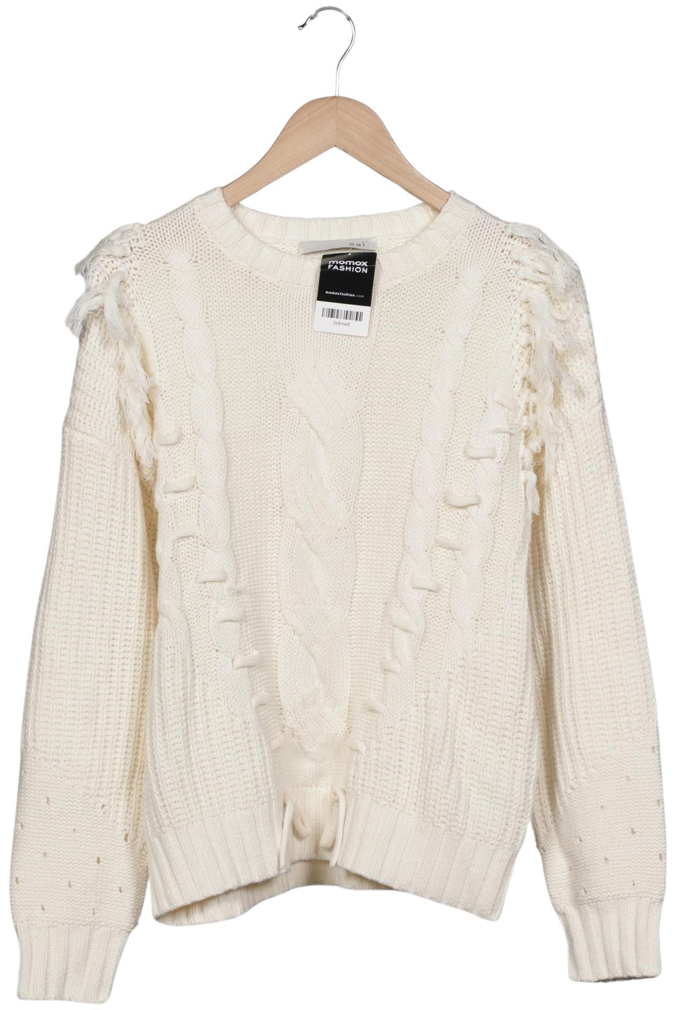 

Oui Damen Pullover, cremeweiß, Gr. 38