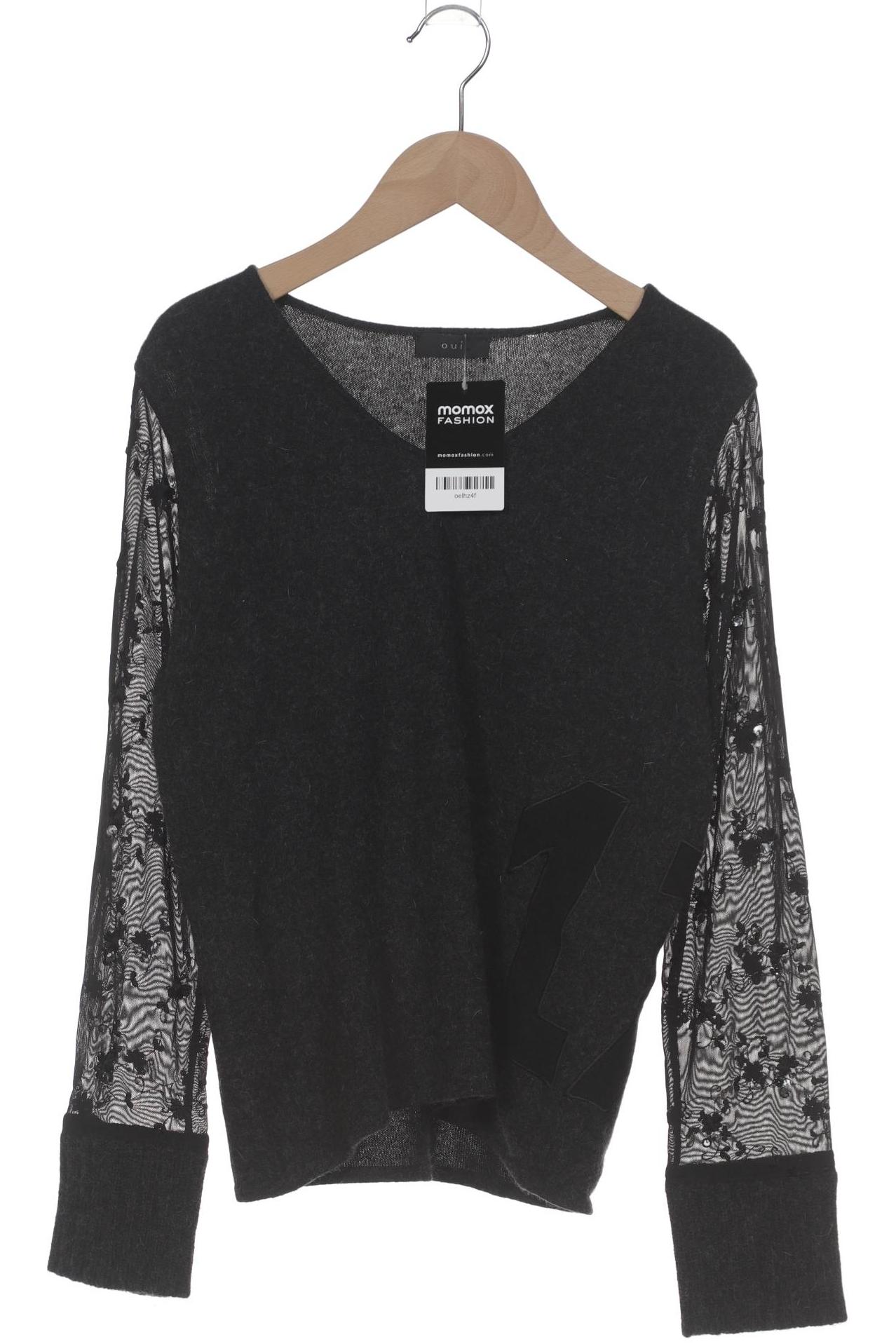 

Oui Damen Pullover, grau, Gr. 36