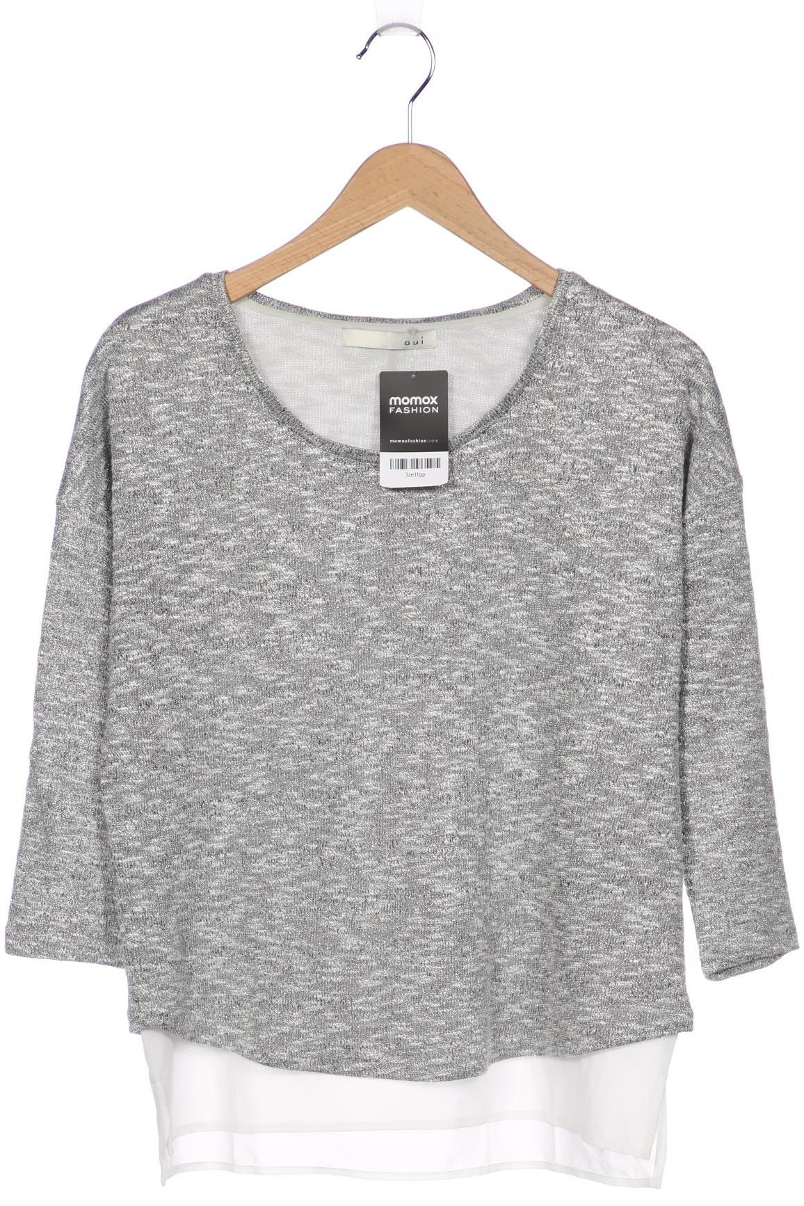 

Oui Damen Pullover, grau