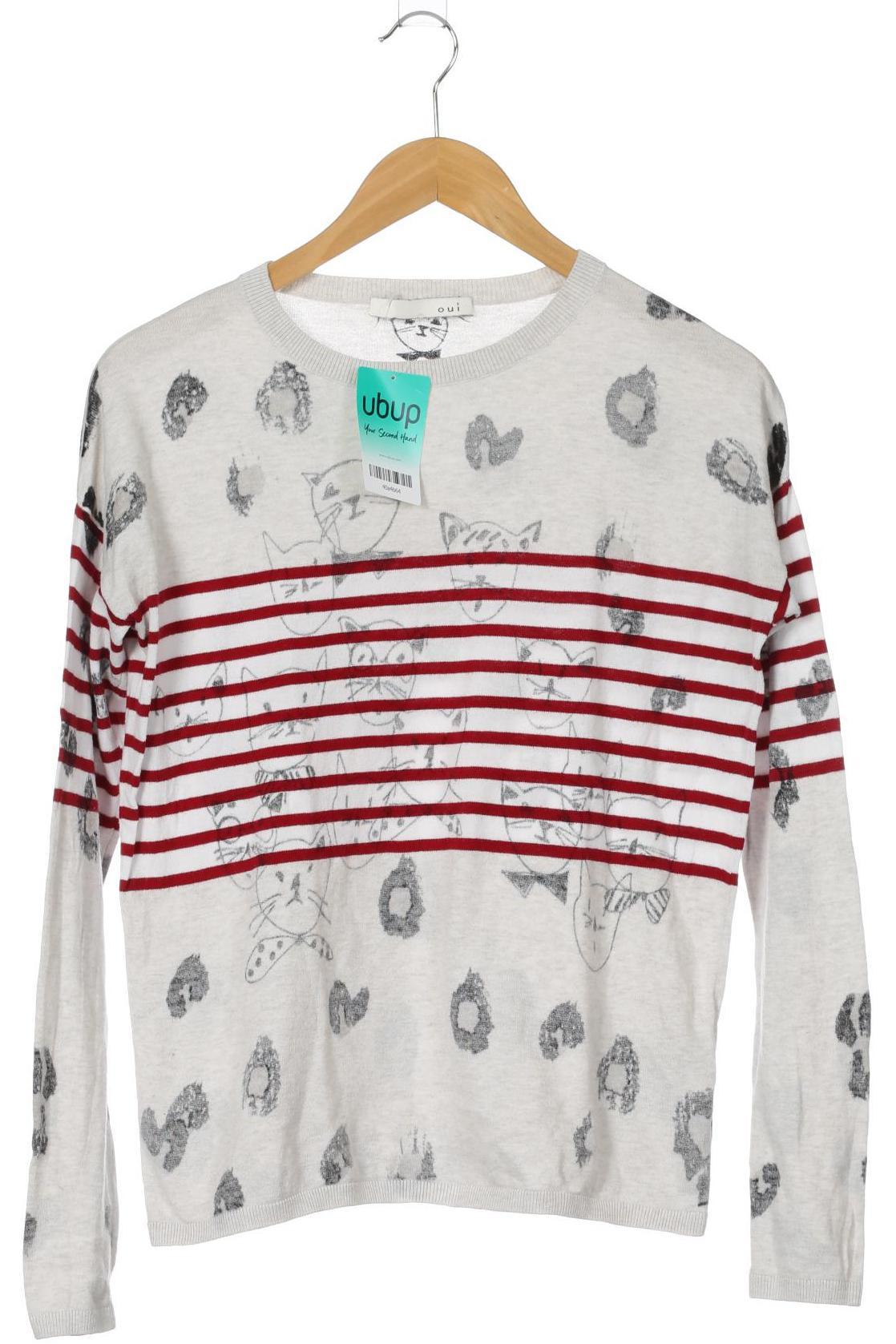 

Oui Damen Pullover, grau, Gr. 34