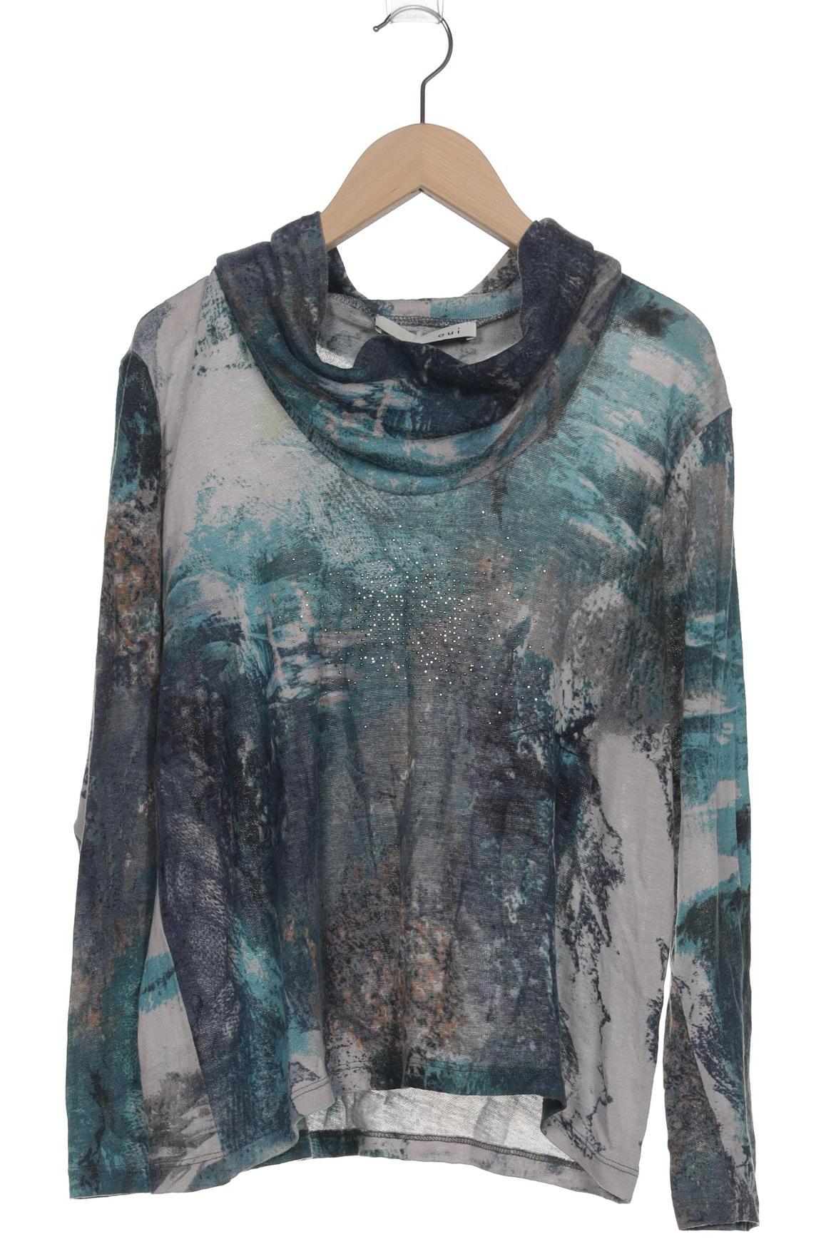 

Oui Damen Pullover, blau, Gr. 38