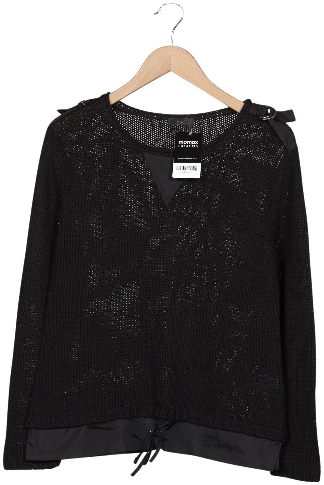 

Oui Damen Pullover, schwarz, Gr. 42