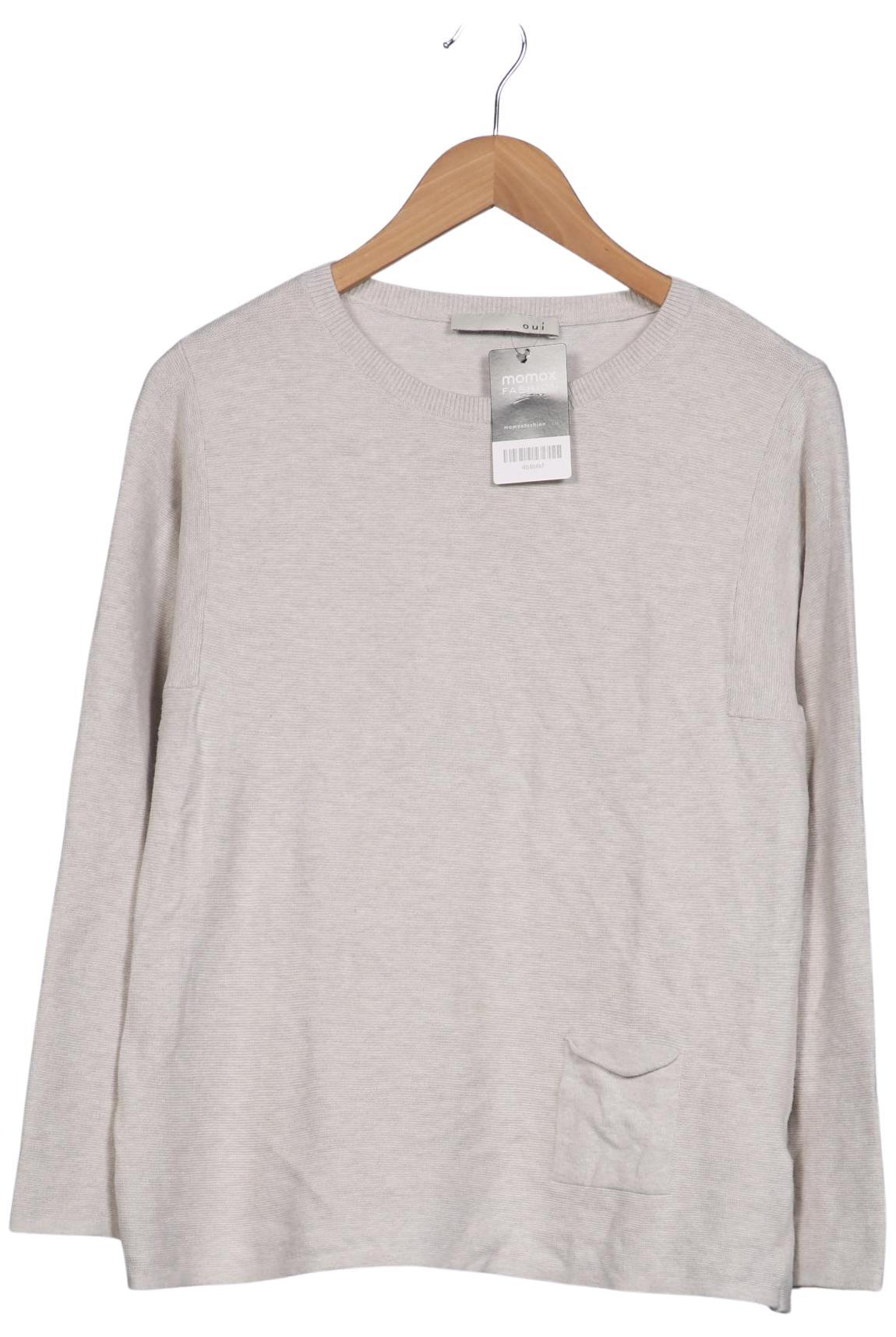 

Oui Damen Pullover, grau, Gr. 36