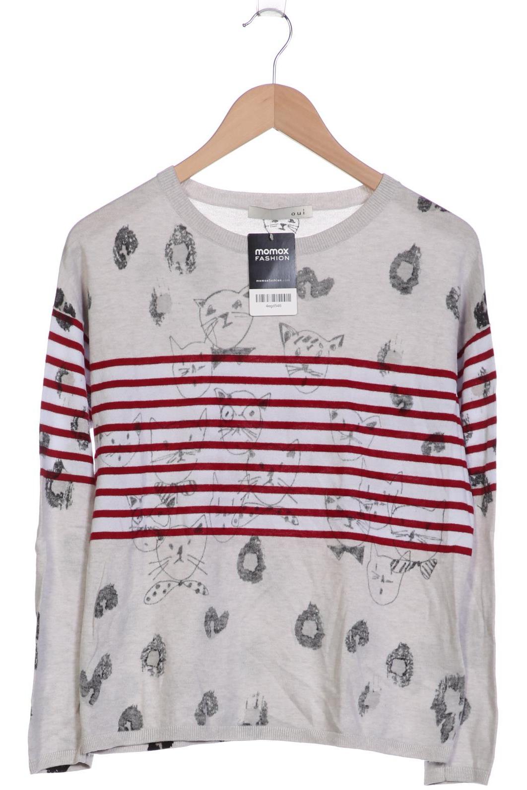 

Oui Damen Pullover, grau, Gr. 36