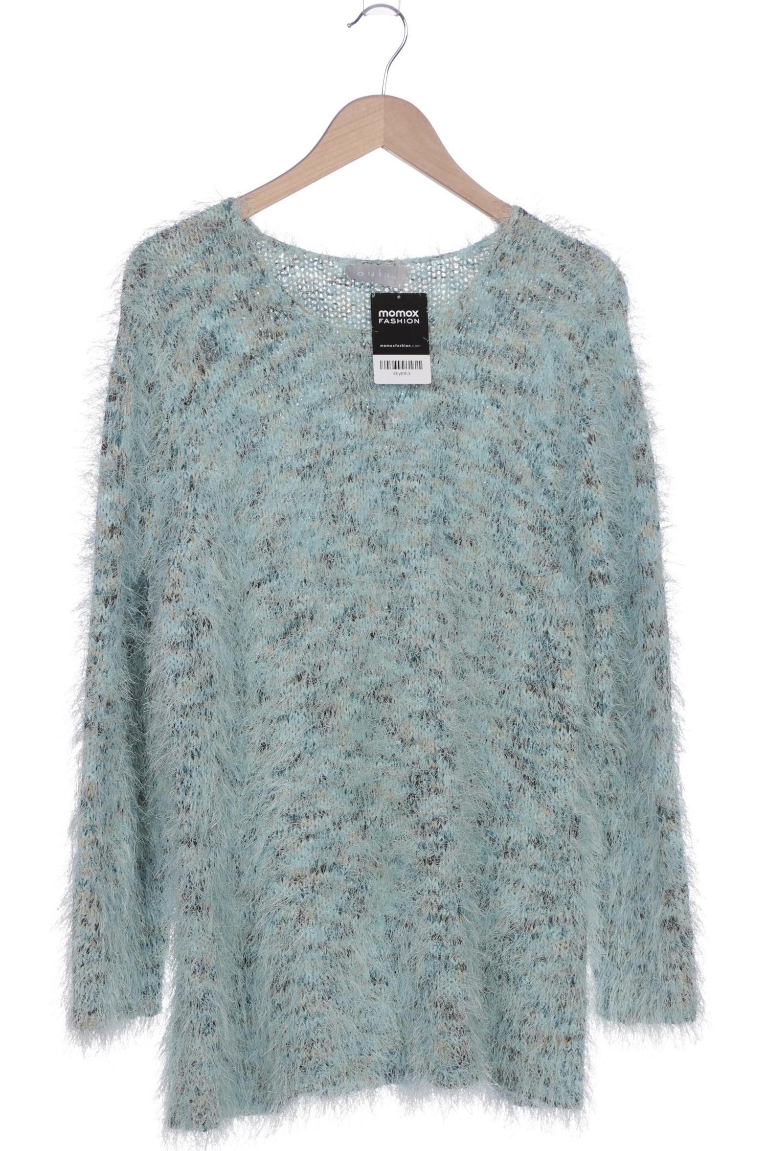 

Oui Damen Pullover, türkis, Gr. 46