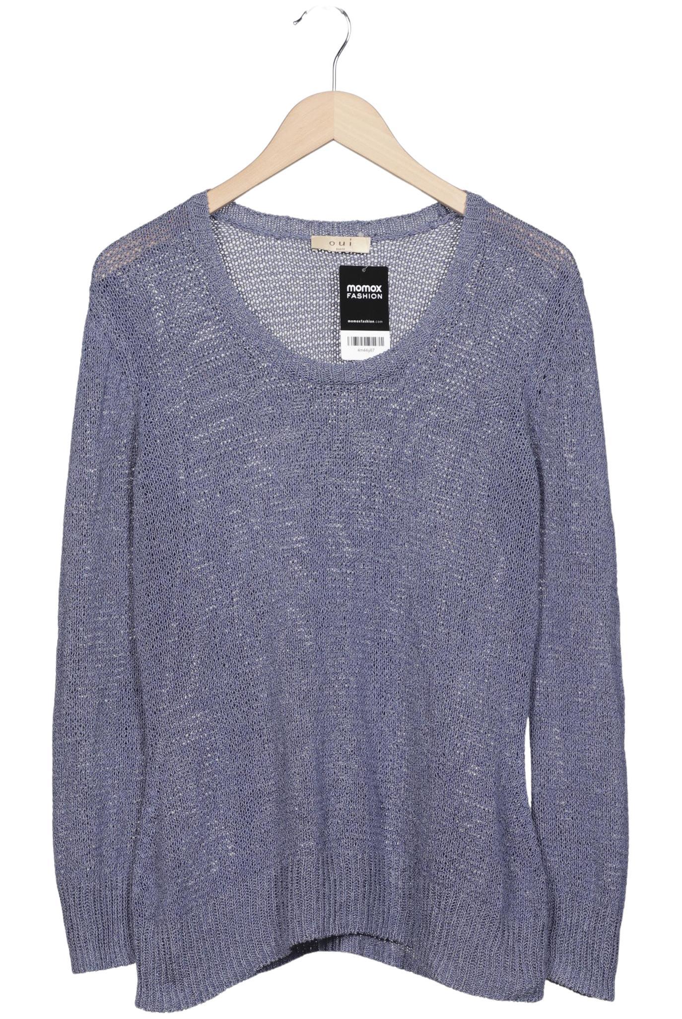 

Oui Damen Pullover, blau, Gr. 44