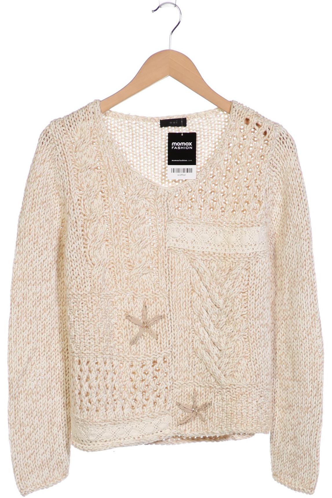 

Oui Damen Pullover, beige, Gr. 36