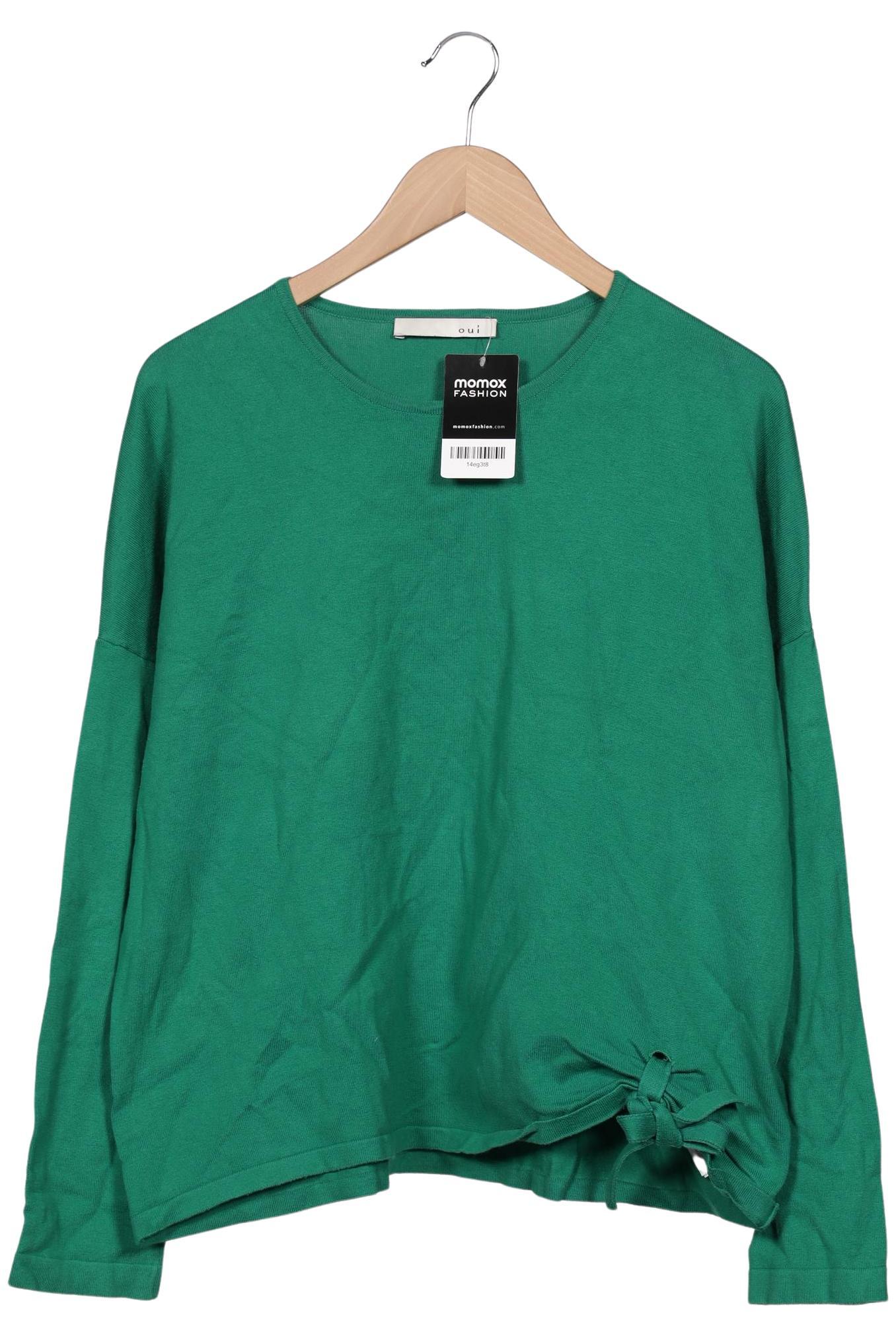 

Oui Damen Pullover, türkis, Gr. 42