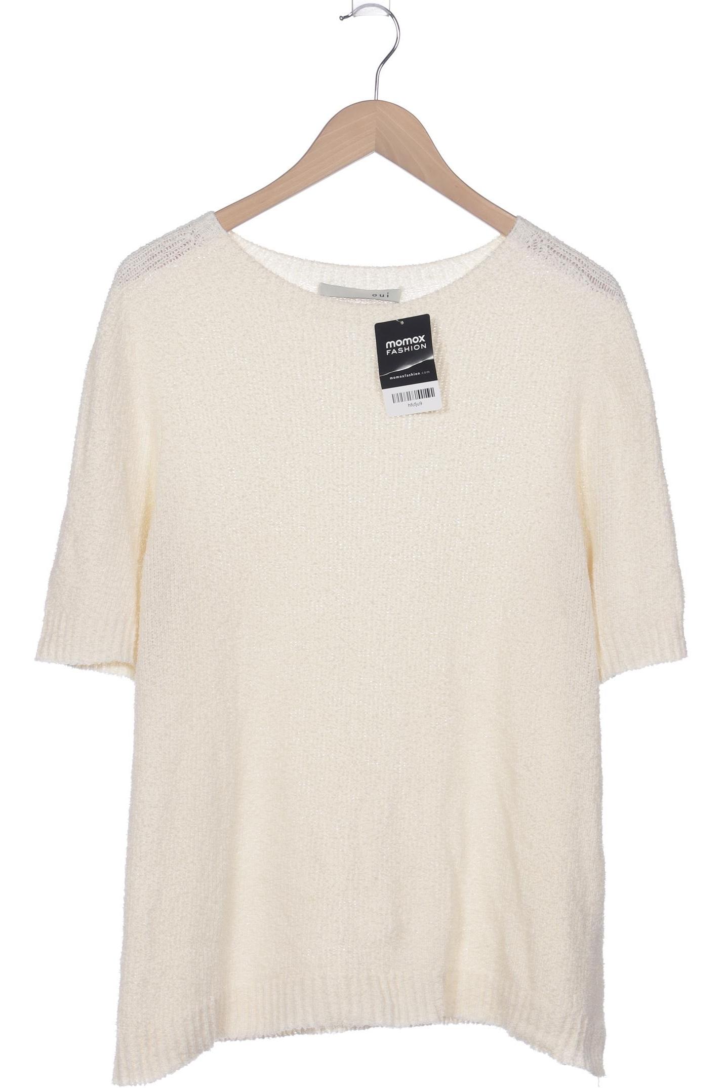 

Oui Damen Pullover, cremeweiß, Gr. 42