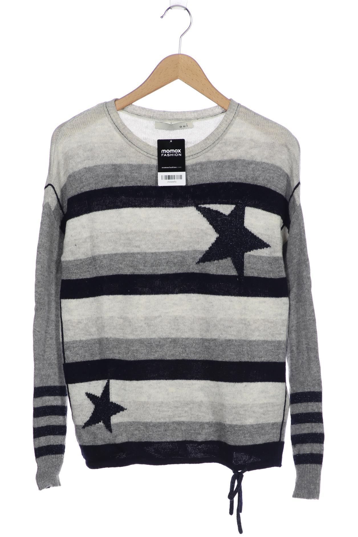 

Oui Damen Pullover, grau