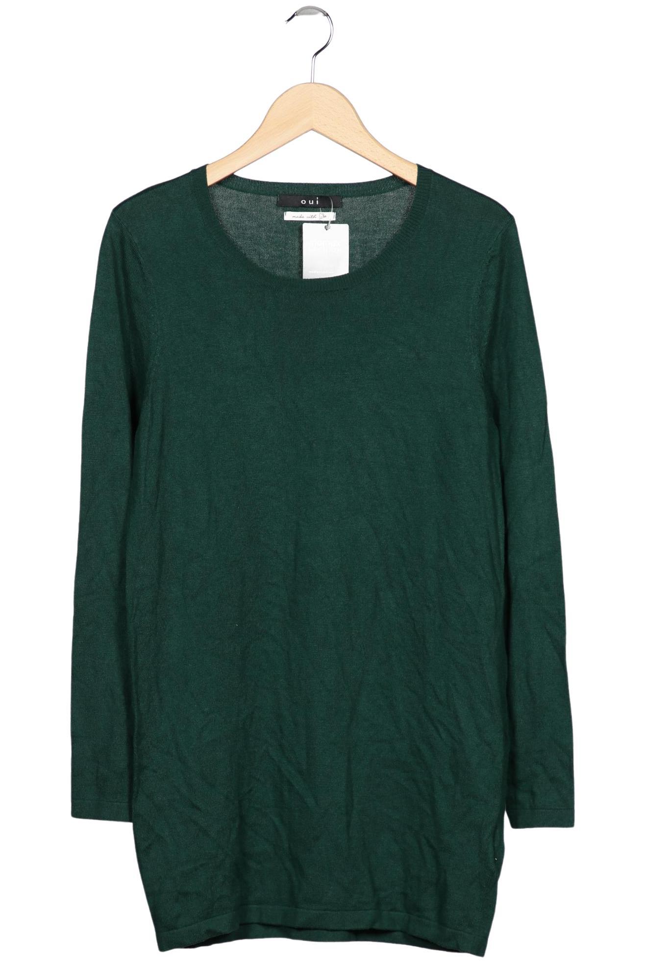 

Oui Damen Pullover, grün, Gr. 36