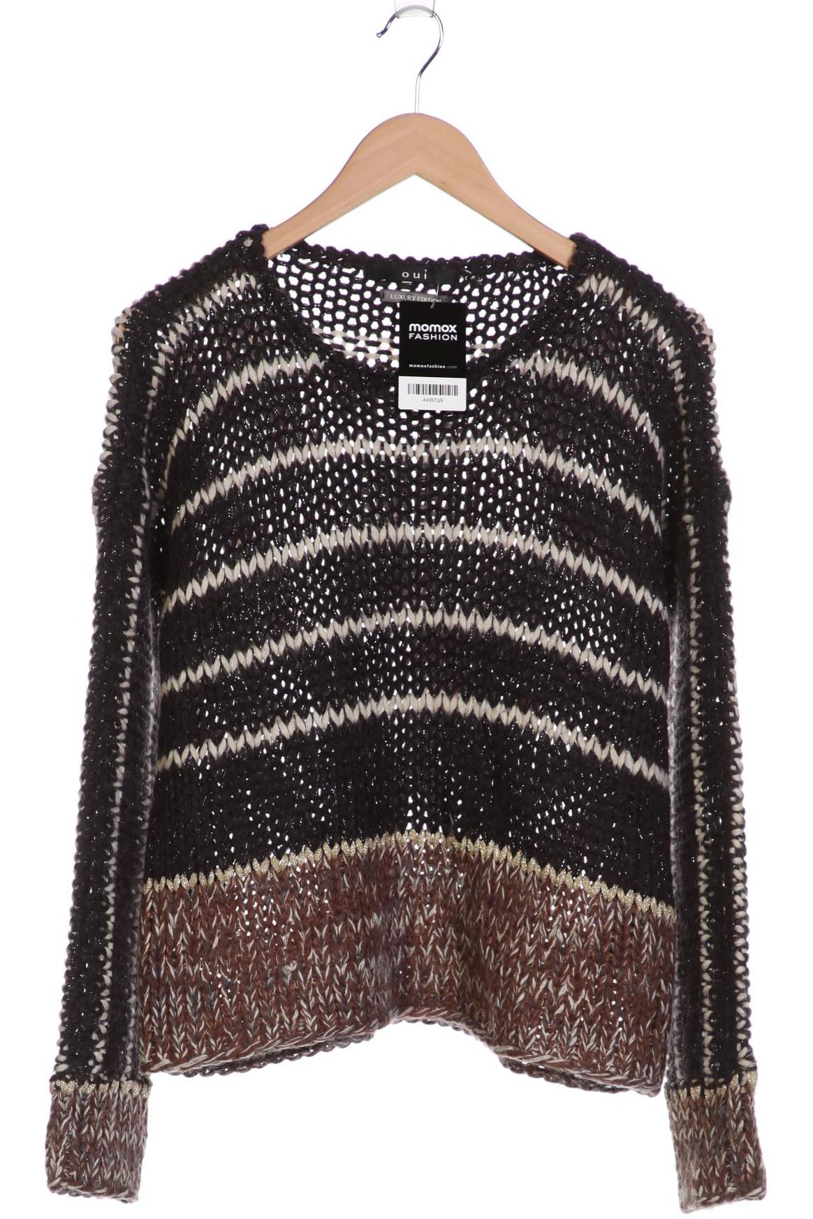 

Oui Damen Pullover, schwarz, Gr. 38