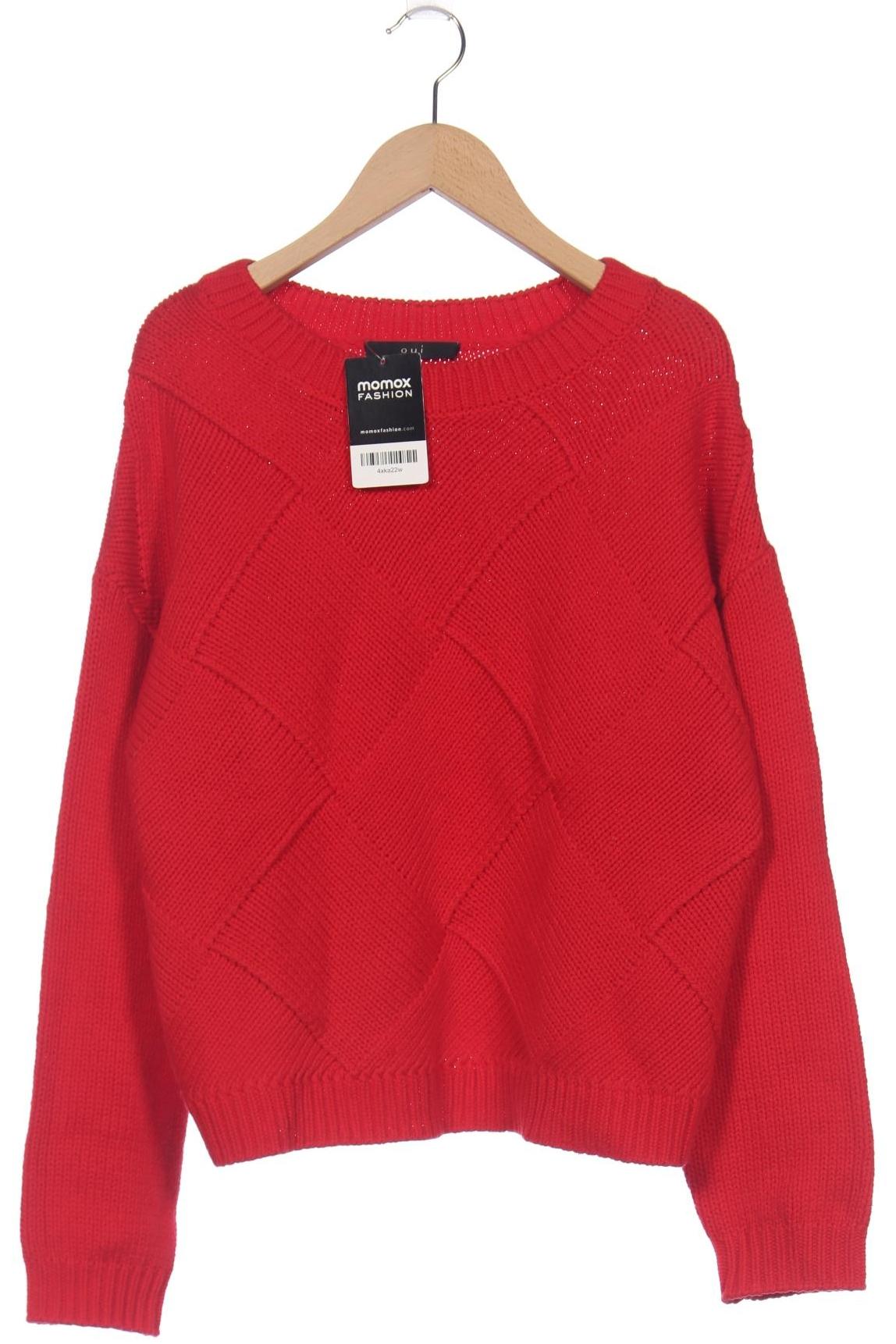 

Oui Damen Pullover, rot, Gr. 36