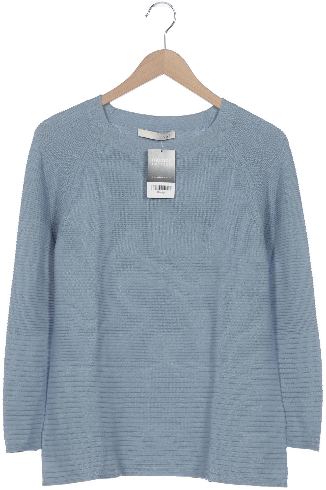 

Oui Damen Pullover, blau, Gr. 40