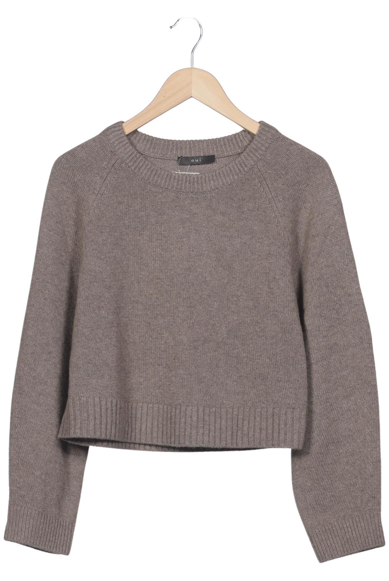 

Oui Damen Pullover, grau, Gr. 38