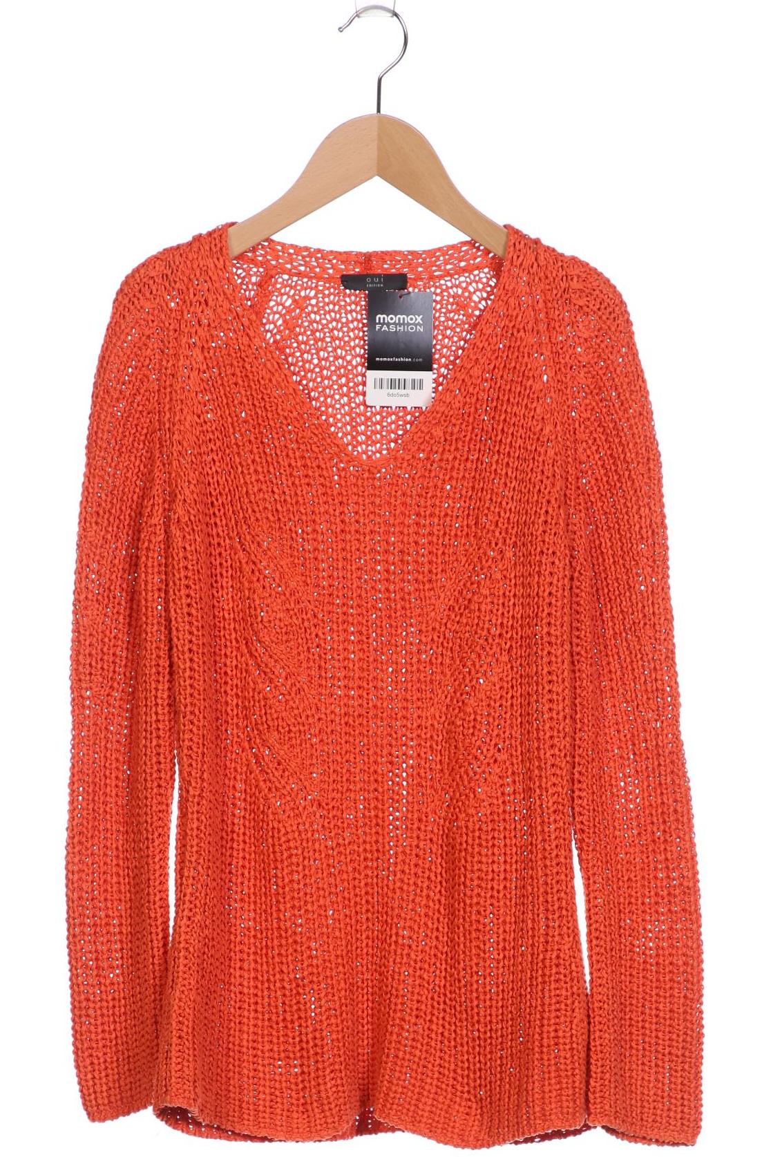 

Oui Damen Pullover, orange, Gr. 38