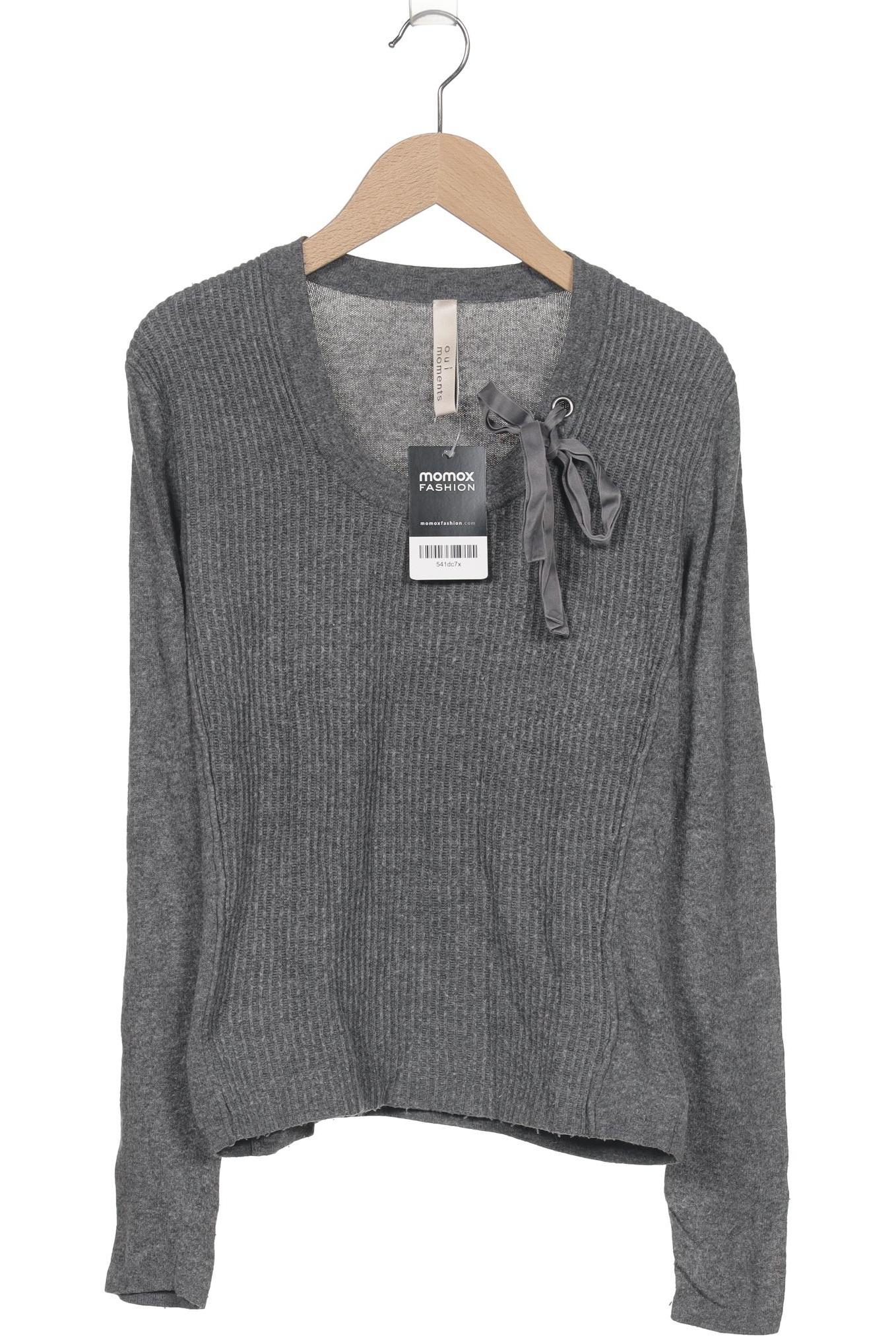 

Oui Damen Pullover, grau, Gr. 34