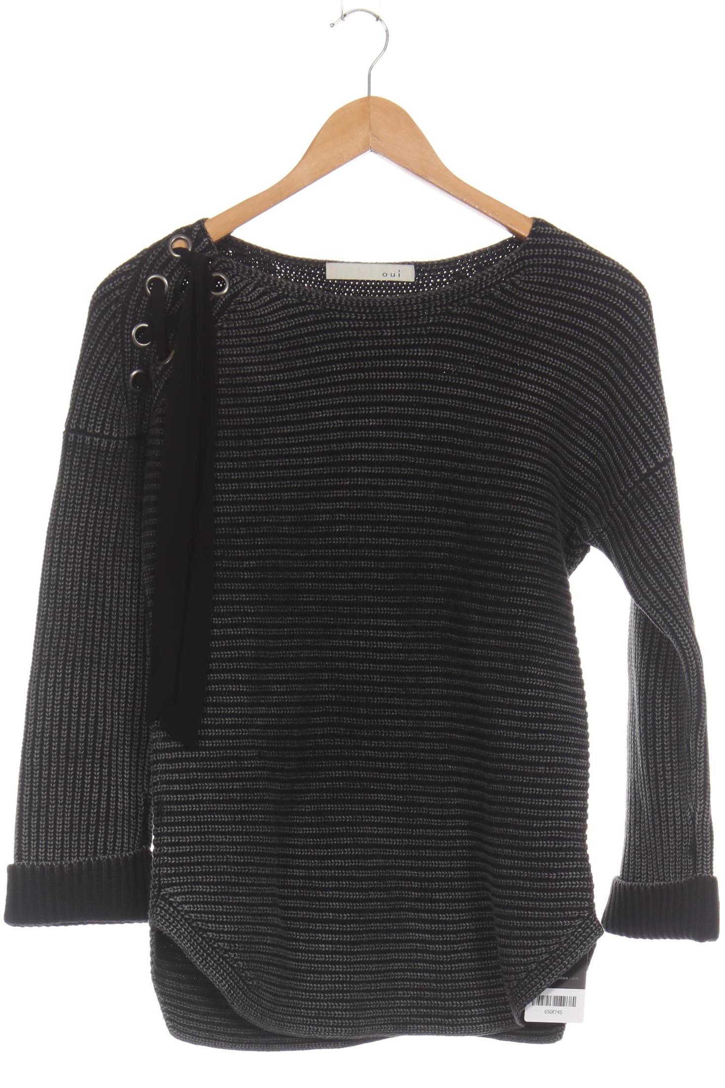 

Oui Damen Pullover, grau, Gr. 38