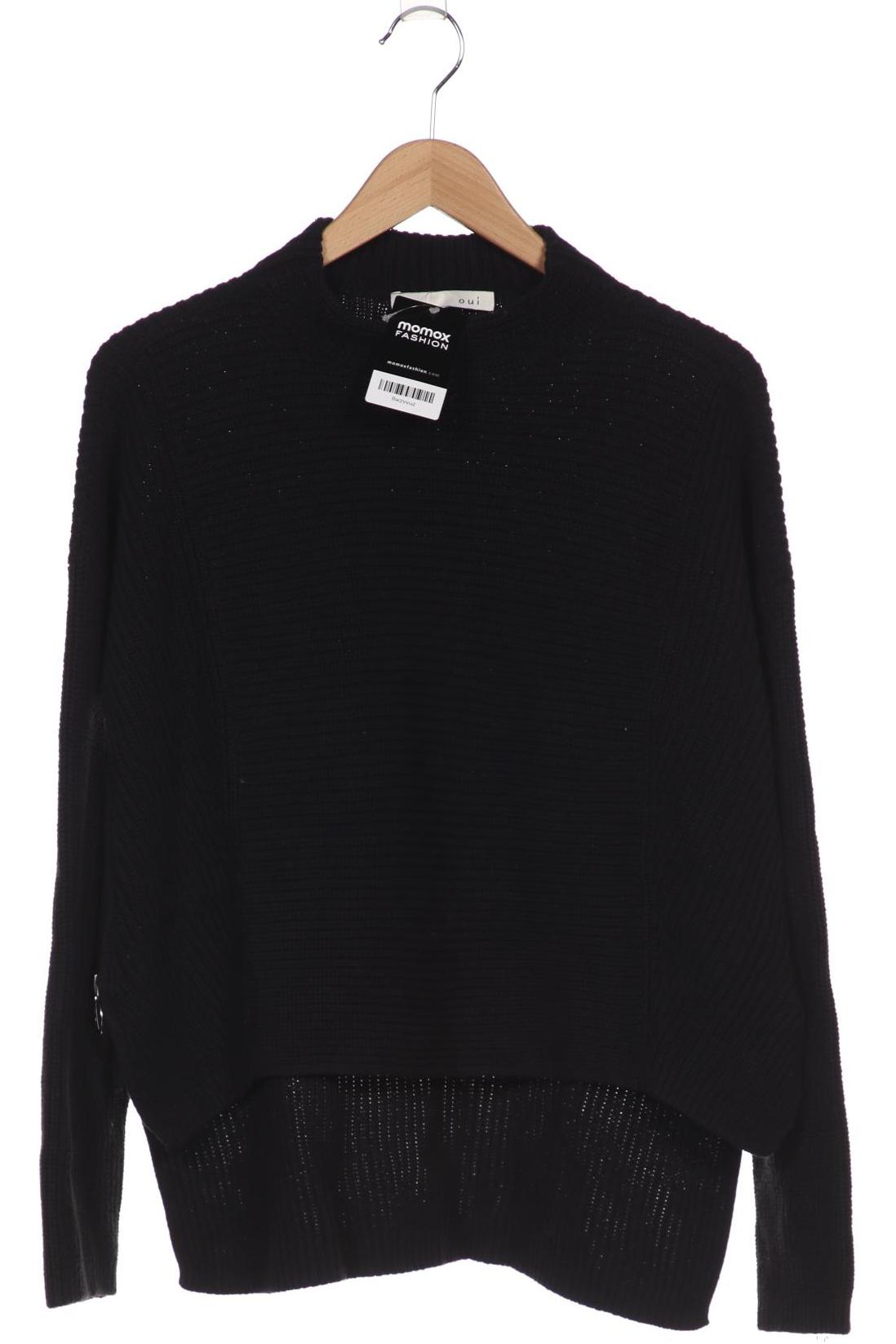 

Oui Damen Pullover, schwarz