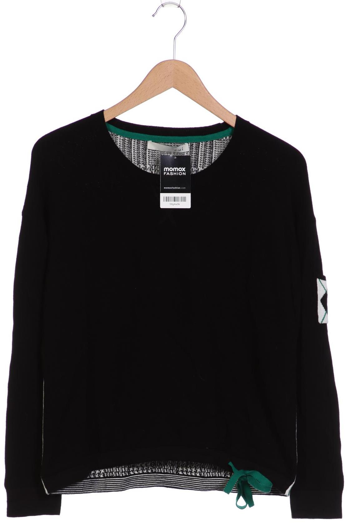 

Oui Damen Pullover, schwarz