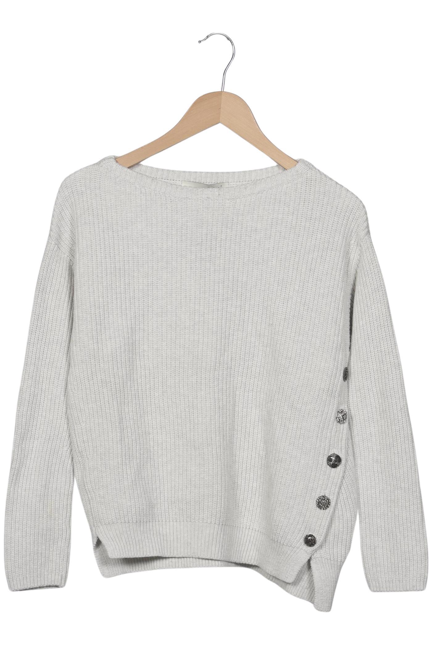 

Oui Damen Pullover, grau, Gr. 34