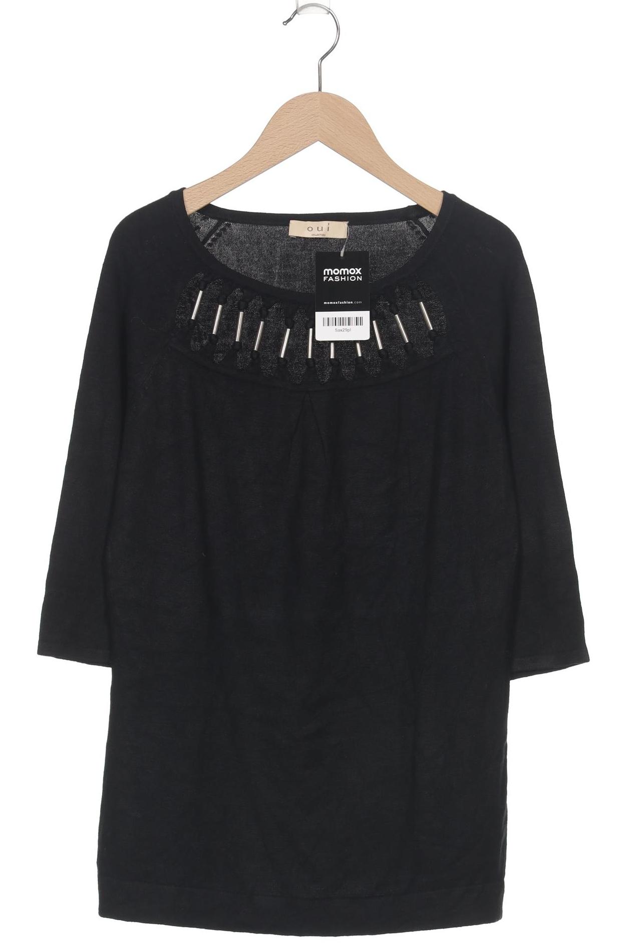 

Oui Damen Pullover, schwarz, Gr. 38