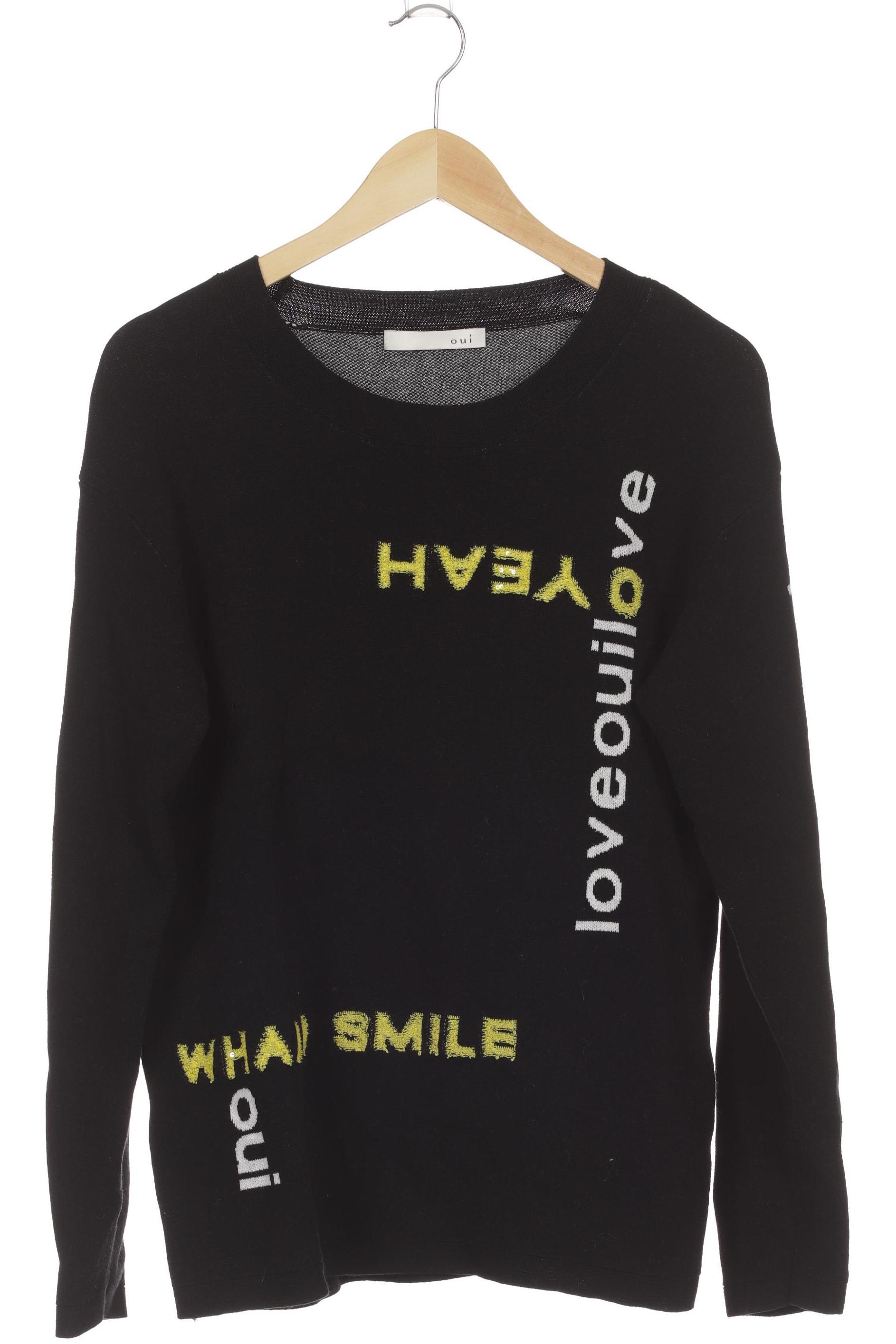 

Oui Damen Pullover, schwarz, Gr. 42