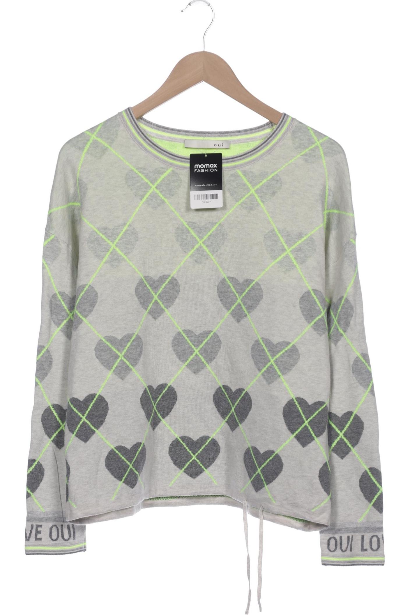 

Oui Damen Pullover, grau, Gr. 40
