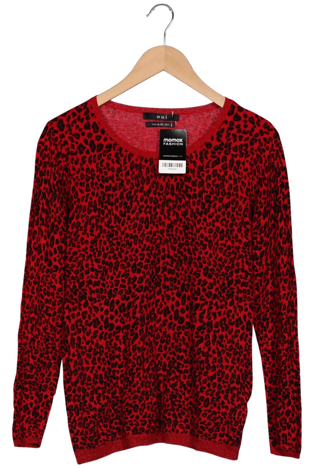 

Oui Damen Pullover, rot, Gr. 36