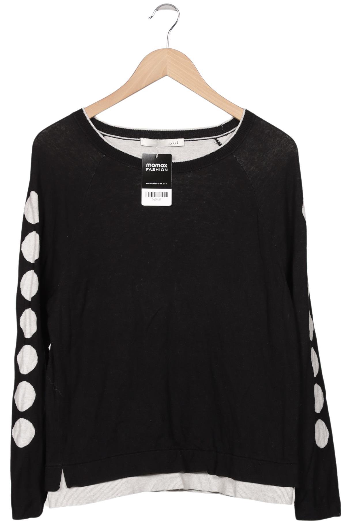 

Oui Damen Pullover, schwarz, Gr. 36