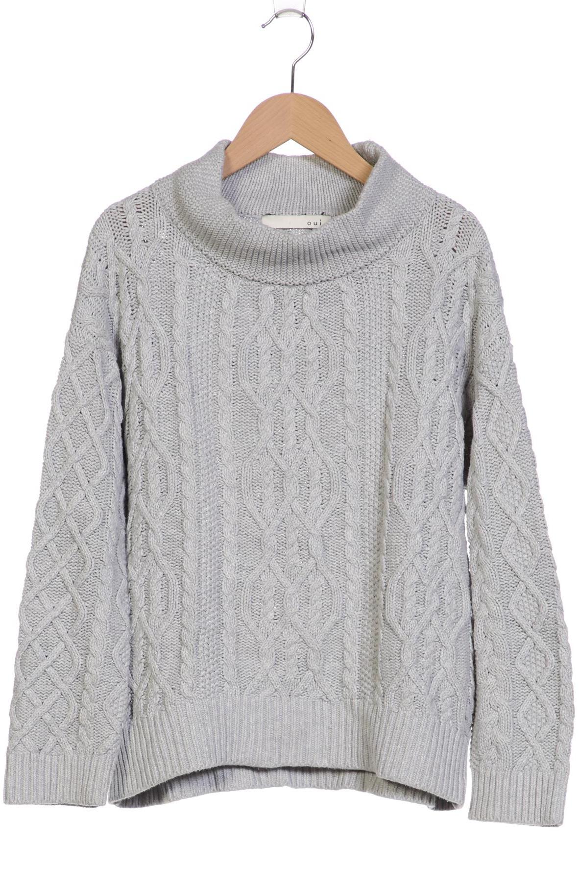 

Oui Damen Pullover, grau, Gr. 34