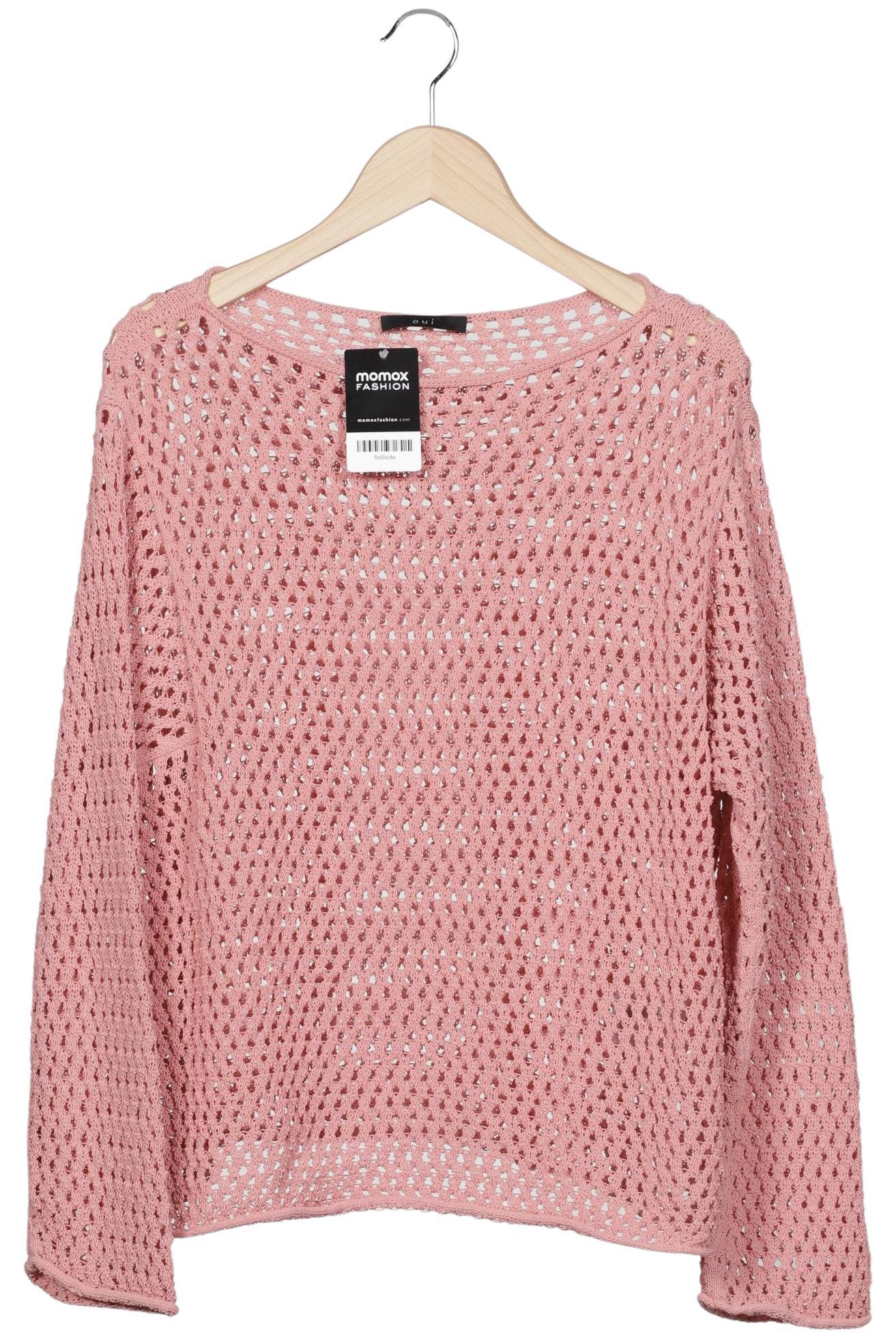 

Oui Damen Pullover, pink, Gr. 46