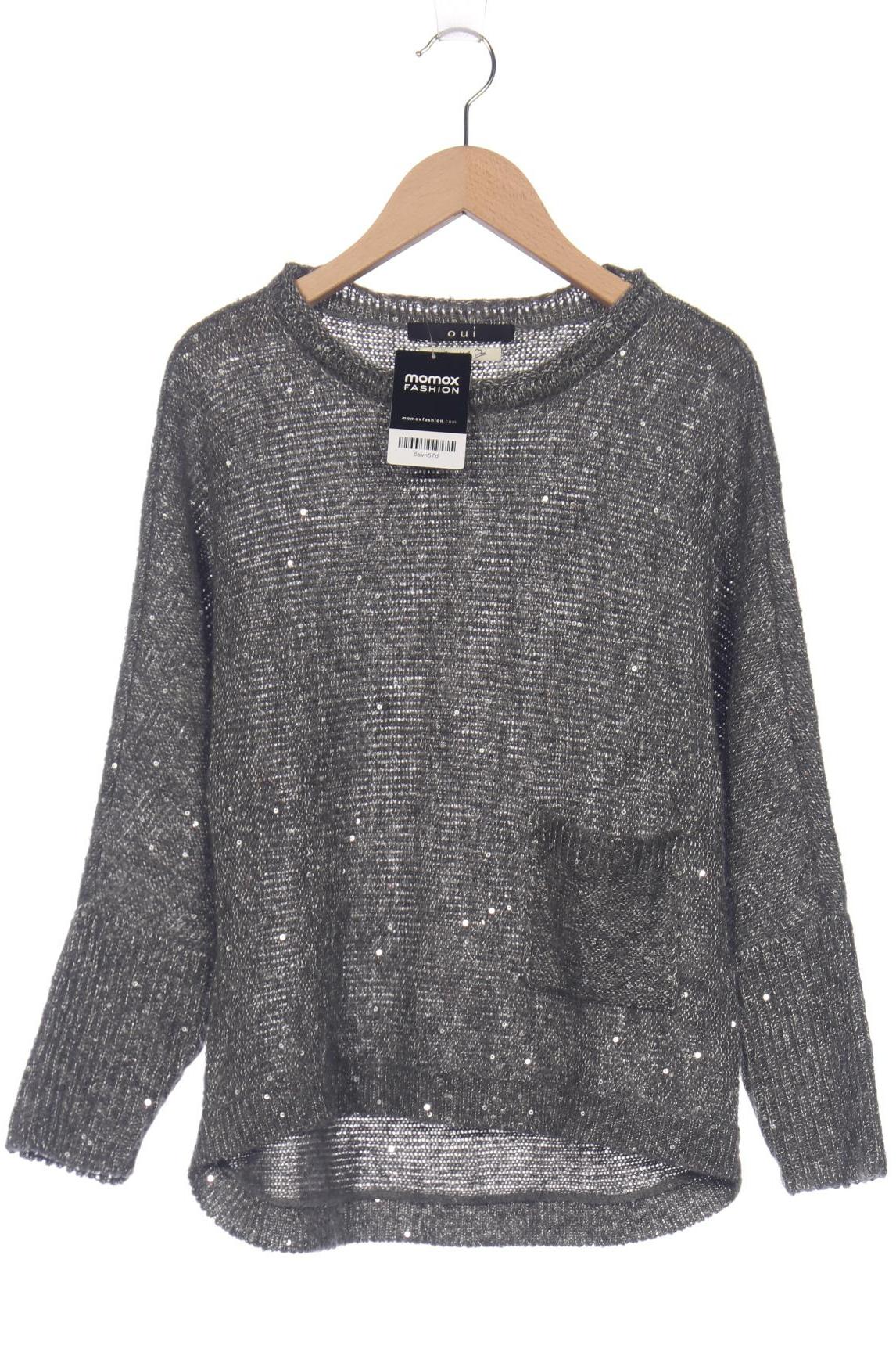 

Oui Damen Pullover, grau, Gr. 36