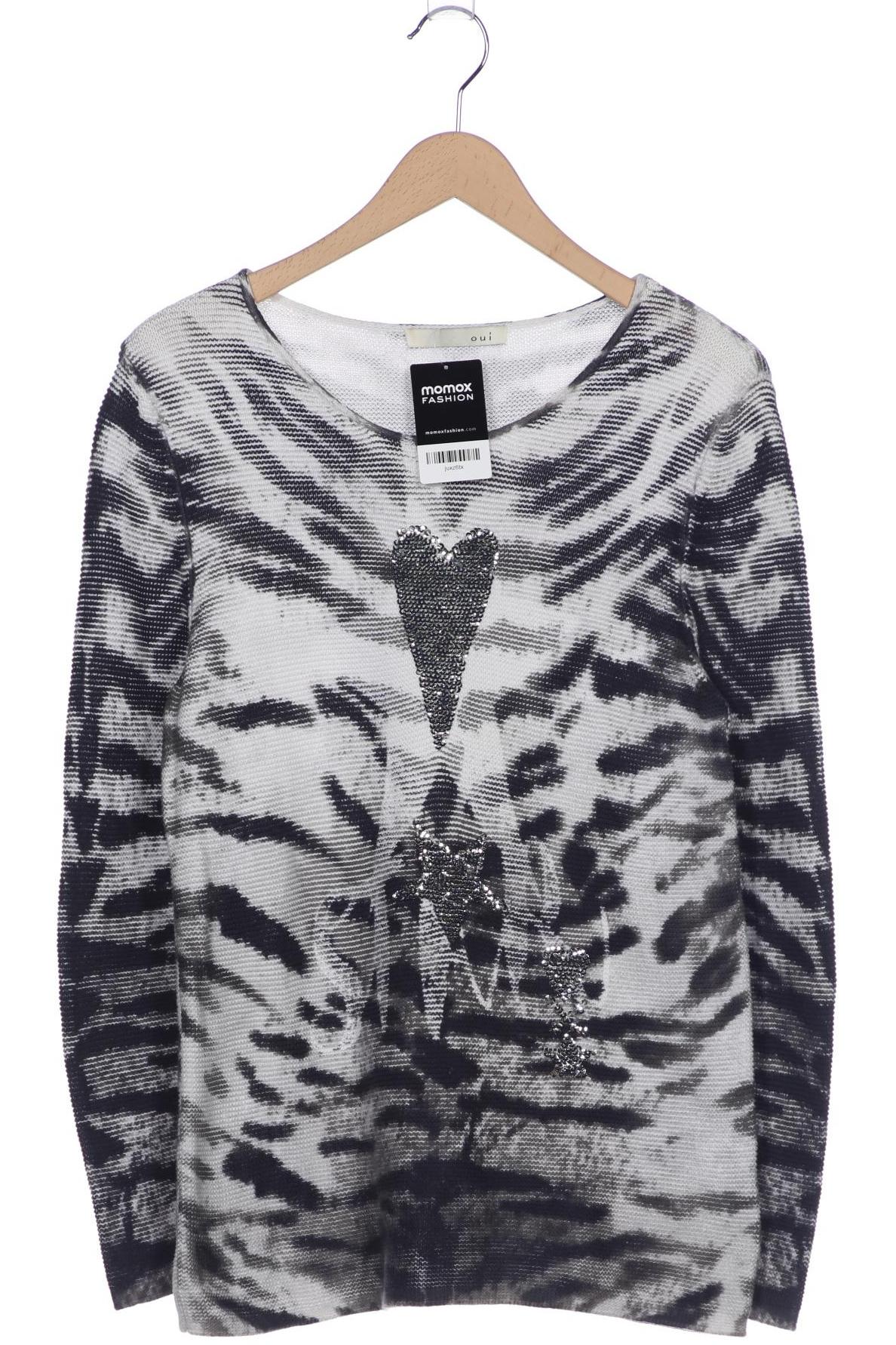 

Oui Damen Pullover, grau, Gr. 40