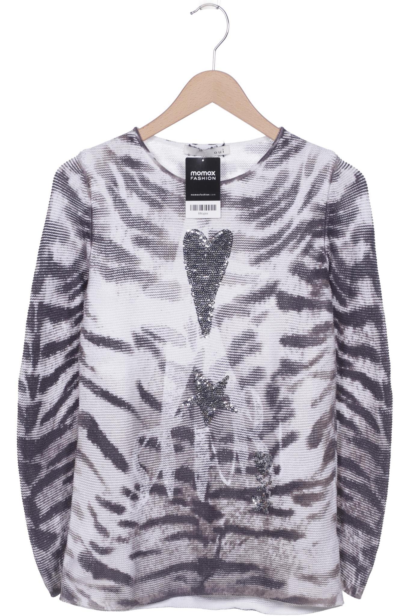 

Oui Damen Pullover, grau